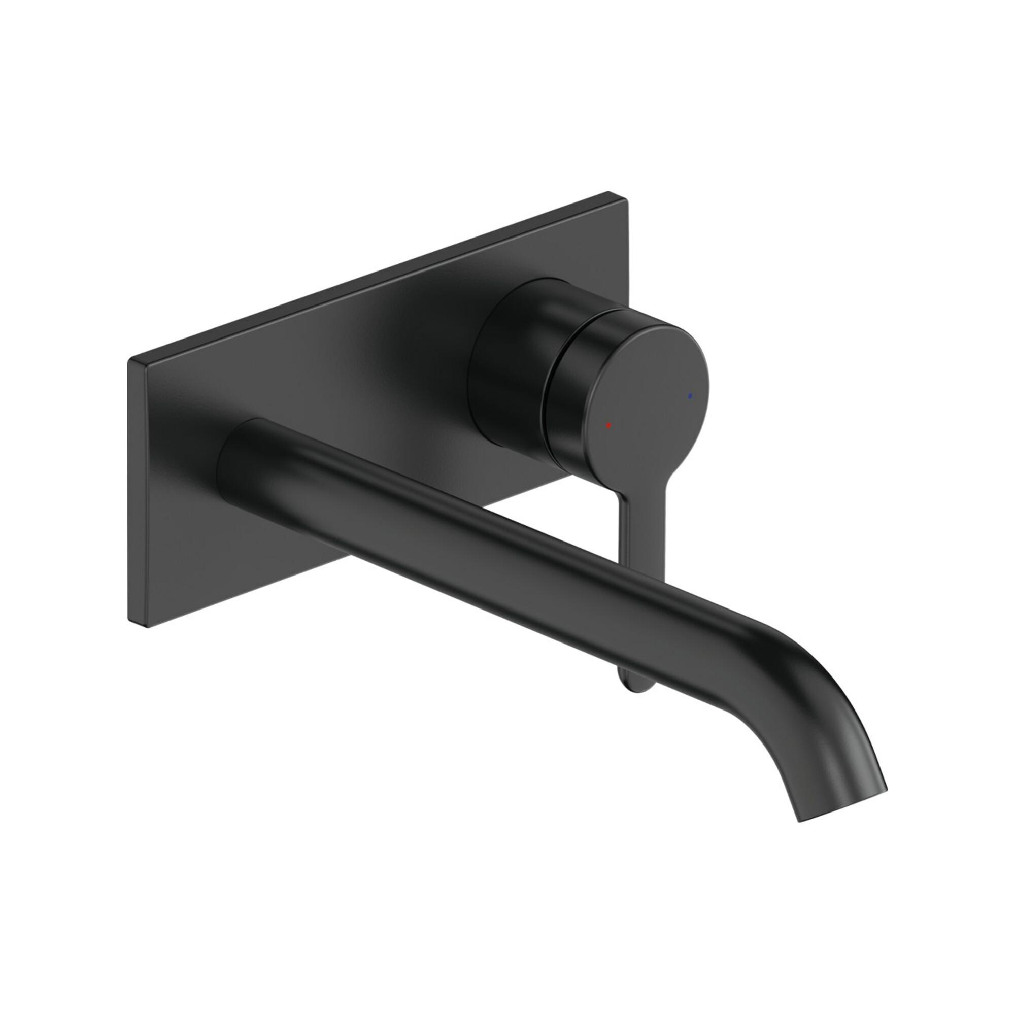 Duravit Fertigmontageset C.1 Up-Waschtisch-Einhebelmischer, Ausladung 225Mm, Schwarz Matt (C11070004046)