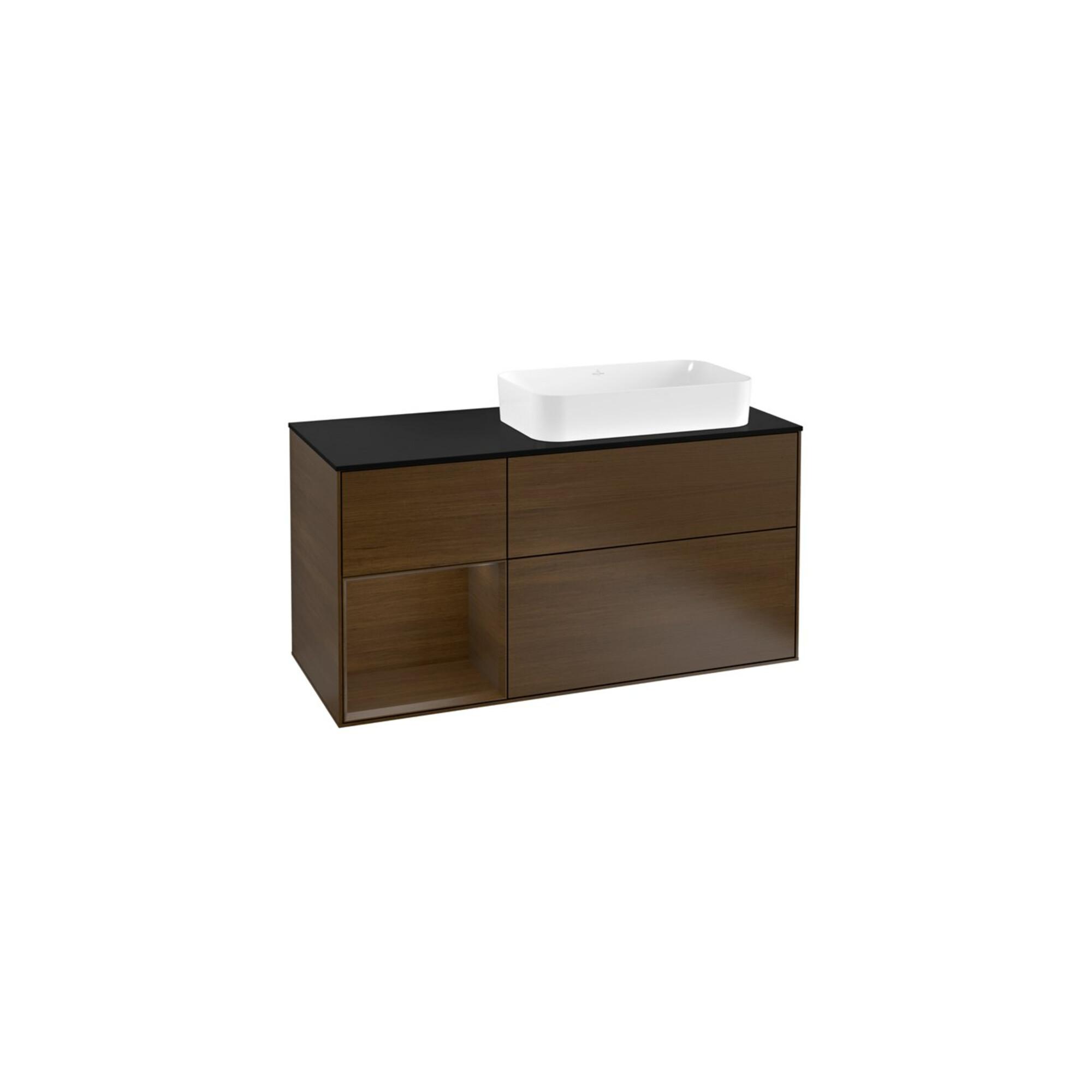 V&B Waschtischunterschrank Finion 120Cm, Pl Bla M, Reg Li Wal Ven, Wal Ven ; Villeroy & Boch (F272GNGN)