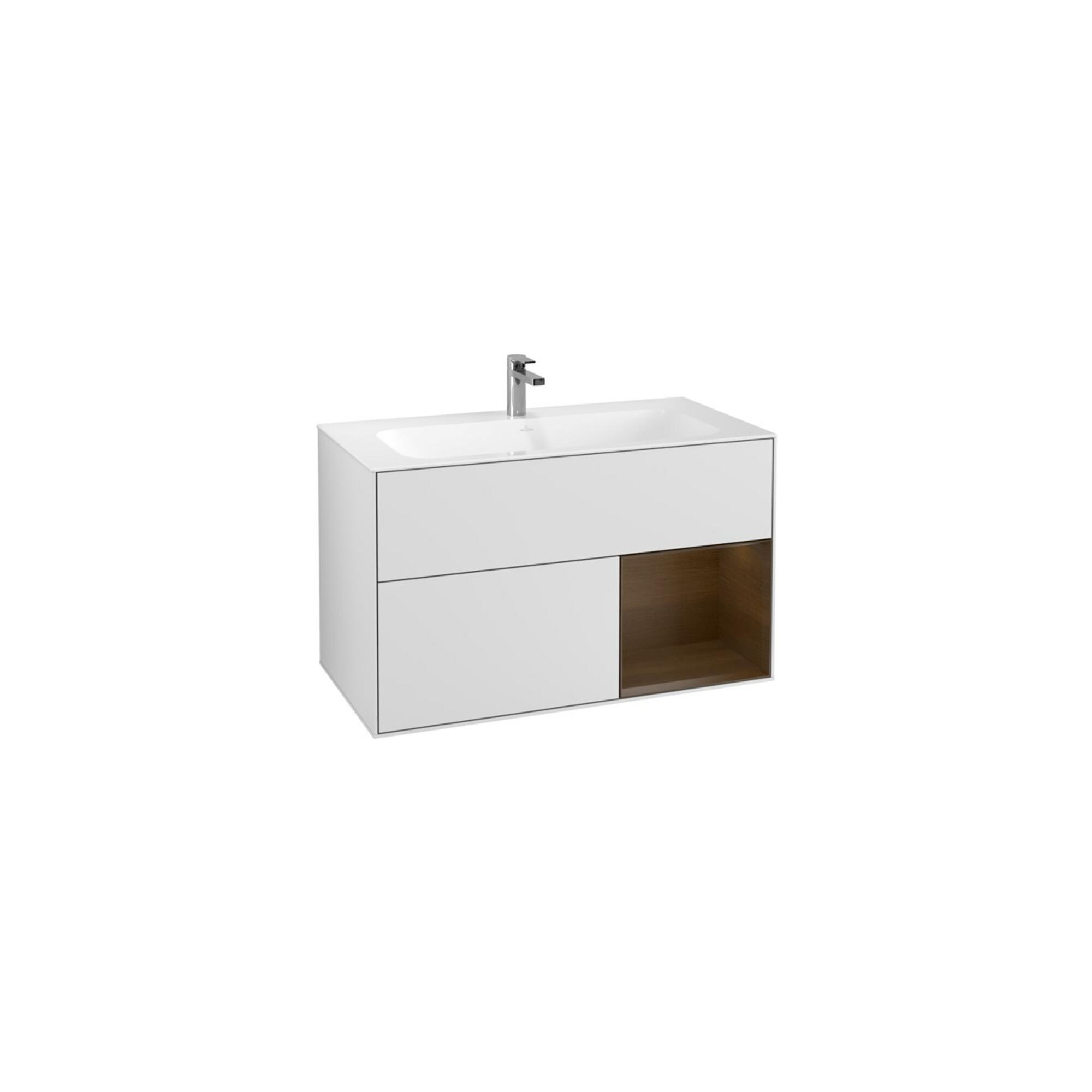V&B Waschtischunterschrank Wandbeleuchtung Finion 99,6X59,1Cm, Reg Re Wal Ven, Wh. M Lac ; Villeroy & Boch (G040GNMT)