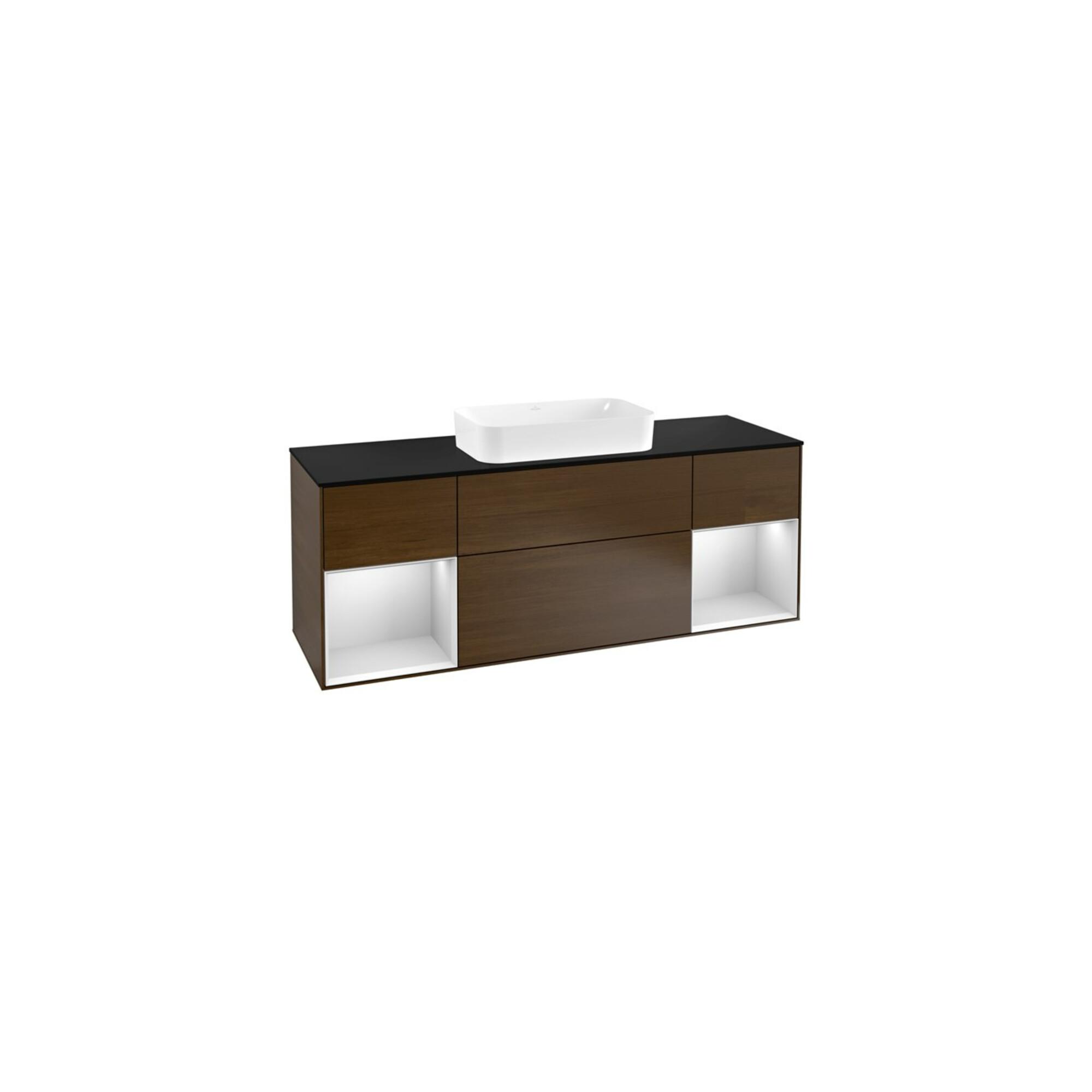 V&B Waschtischunterschrank Wandbeleuchtung Finion 160Cm, Pl Bla M, Reg Wh. M Lac, Wal Ven ; Villeroy & Boch (G332MTGN)