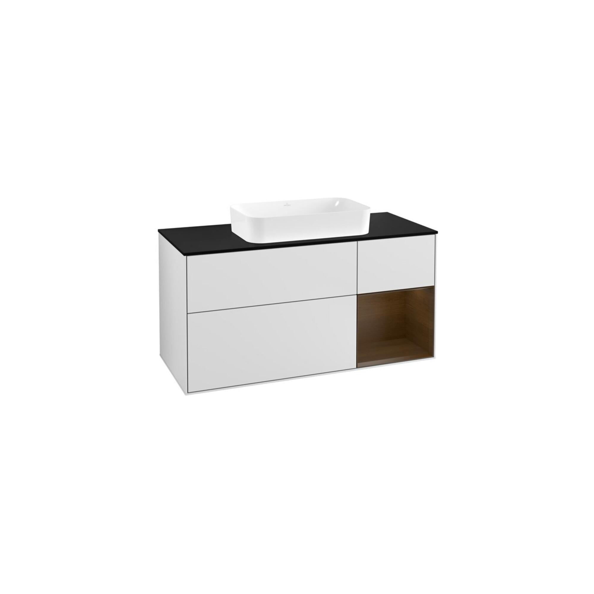 V&B Waschtischunterschrank Wandbeleuchtung Finion 120Cm, Pl B M, Reg Re Wal Ven, Wh. M Lac ; Villeroy & Boch (G302GNMT)