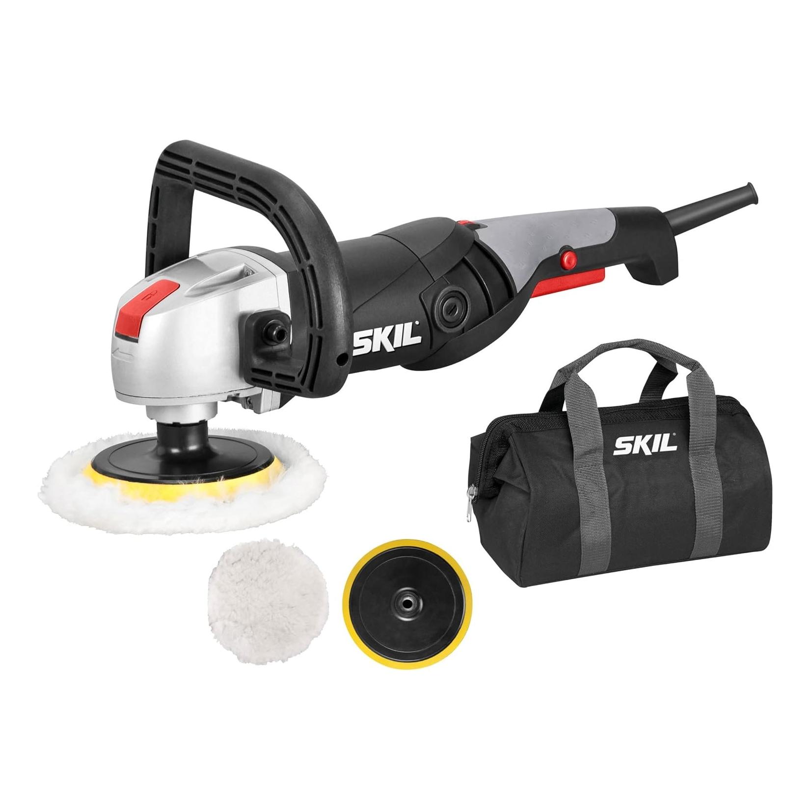 Skil Poliermaschine 9955 MA, Polierer 1300 W, Polierteller 125/180 mm, polieren