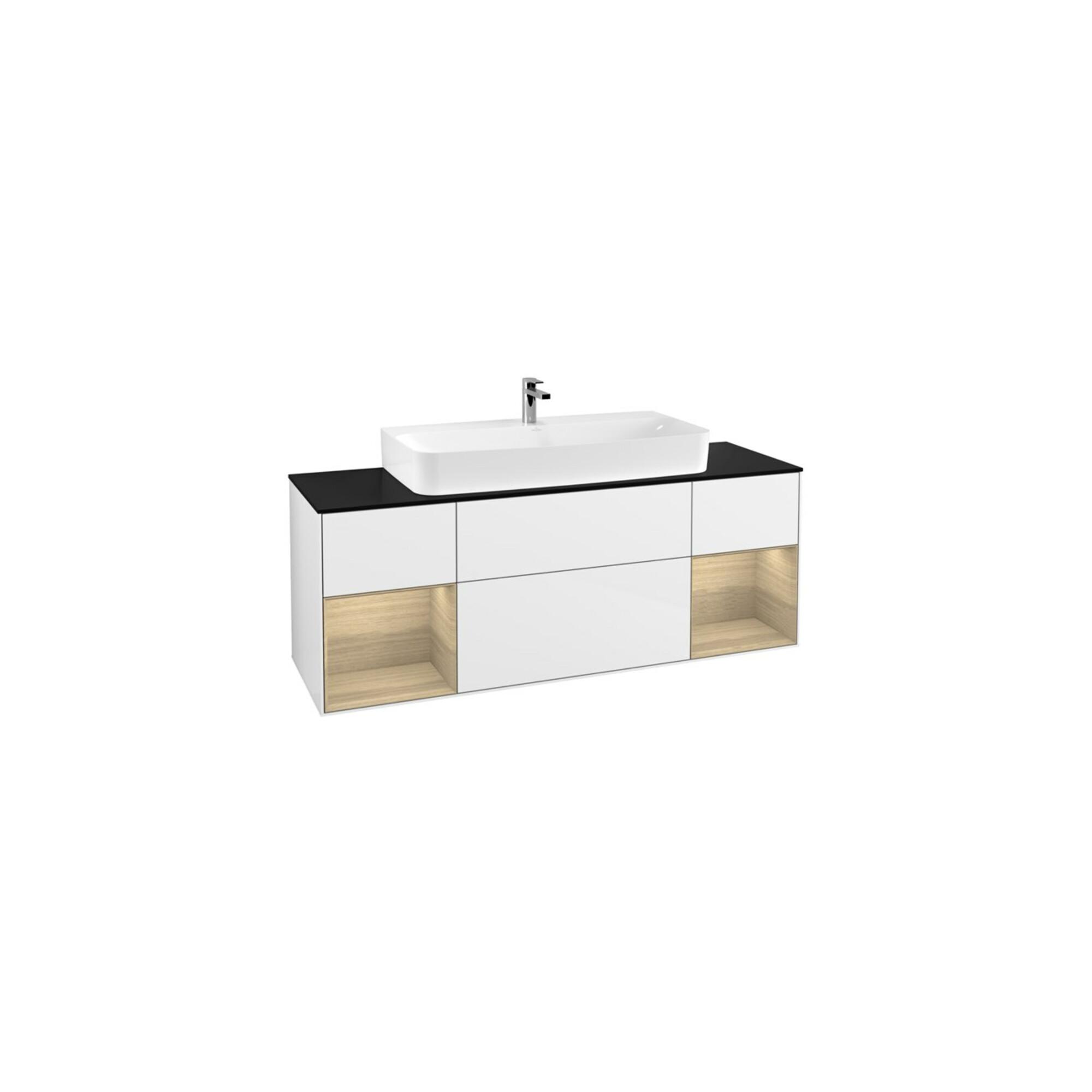 V&B Waschtischunterschrank Finion 160Cm, Reg Oa Ven, Glossy White Lacquer ; Villeroy & Boch (F212PCGF)