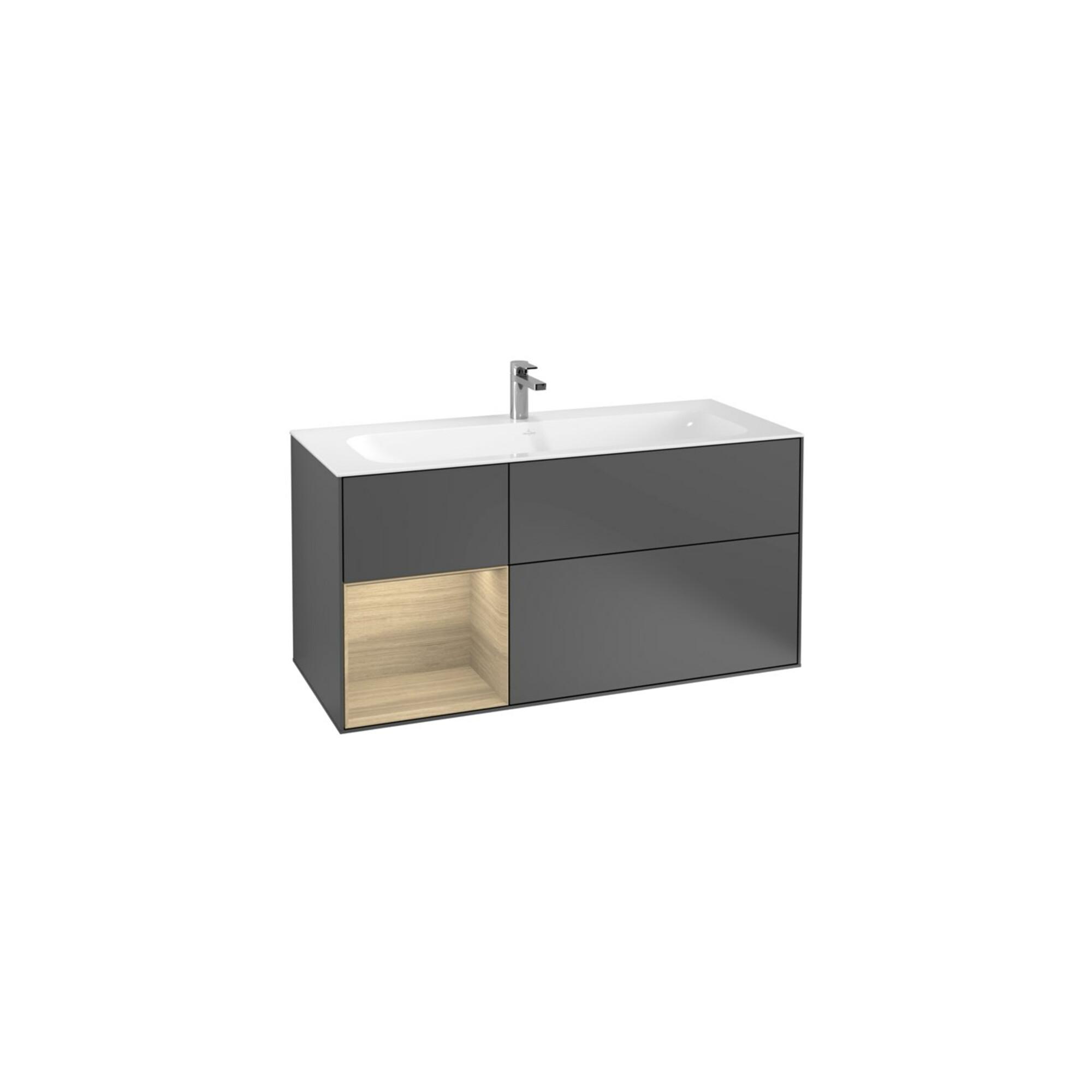 V&B Waschtischunterschrank Finion 119,6X59,1Cm, Reg Li Oa Ven, Anthrac. M ; Villeroy & Boch (F060PCGK)