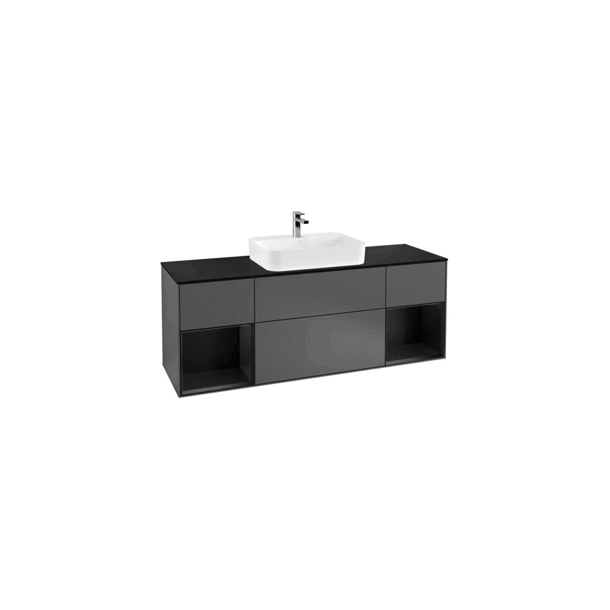 V&B Waschtischunterschrank Finion 160X60, Pl B M, Rg Bla M Lac, Anthrac. M ; Villeroy & Boch (F452PDGK)