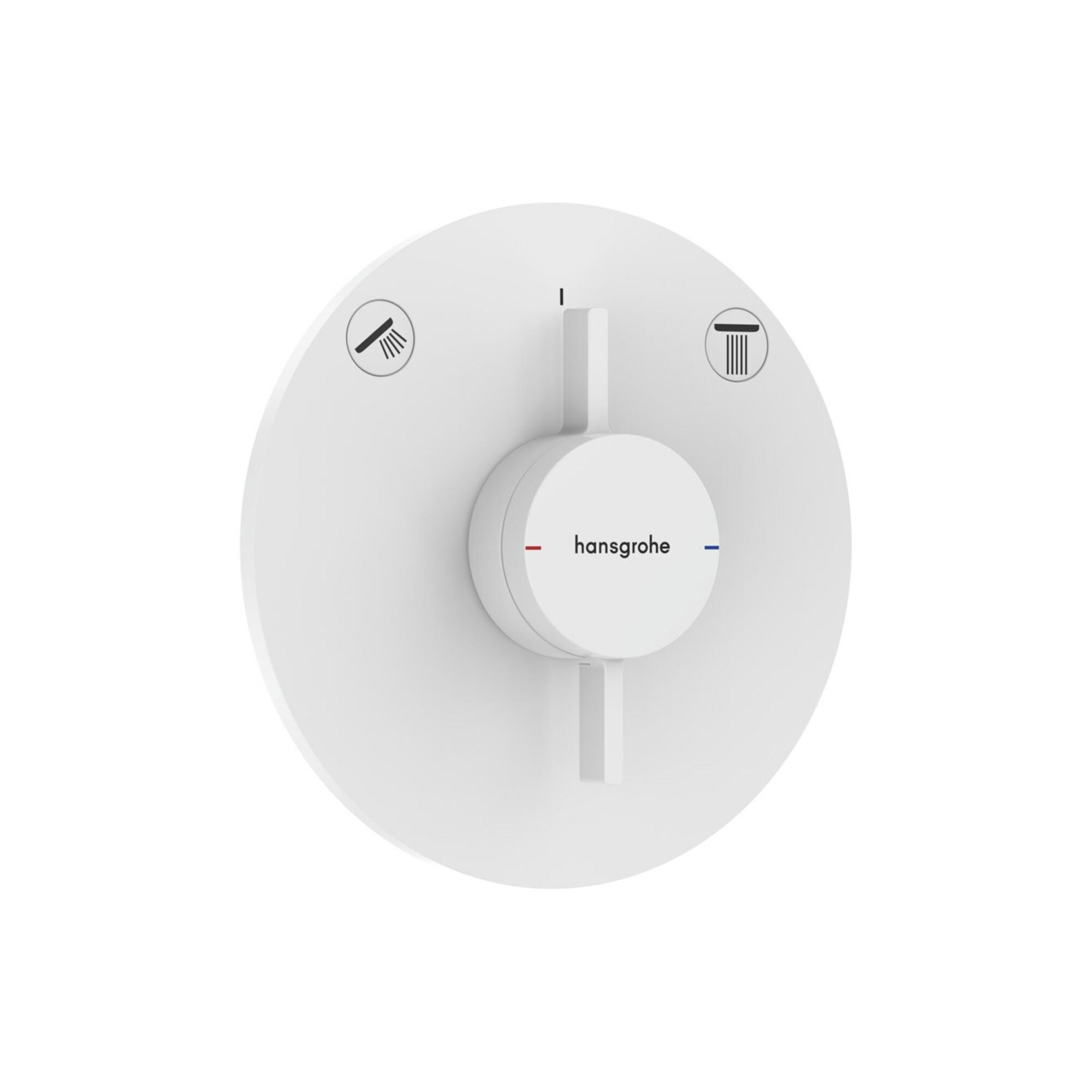 Hansgrohe Mischer Duoturn S Up, FüR 2 Verbraucher, Mattweiß (75418700)