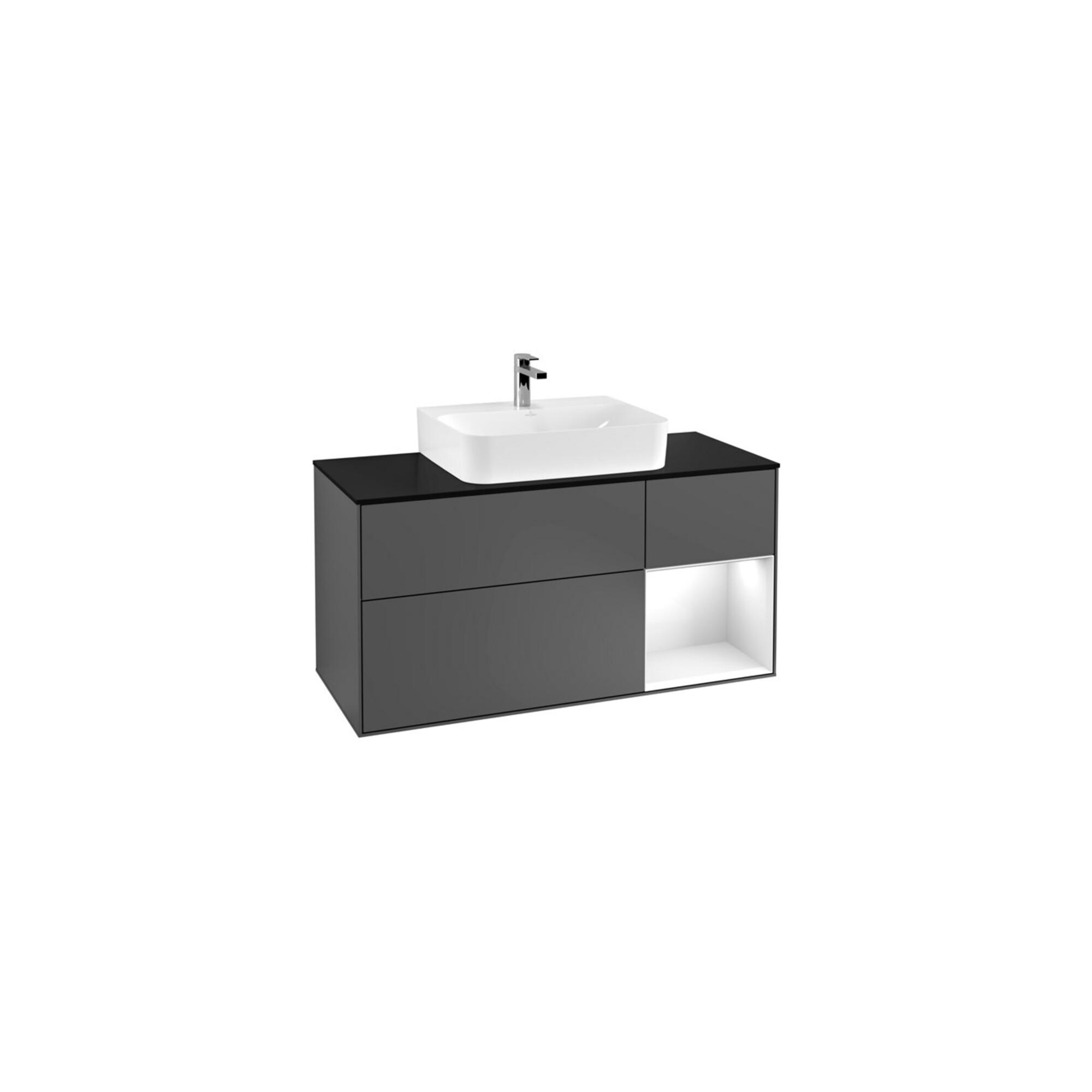 V&B Waschtischunterschrank Finion 120Cm, Pl B M, Rg R G W Lac, Anthrac. M ; Villeroy & Boch (F172GFGK)