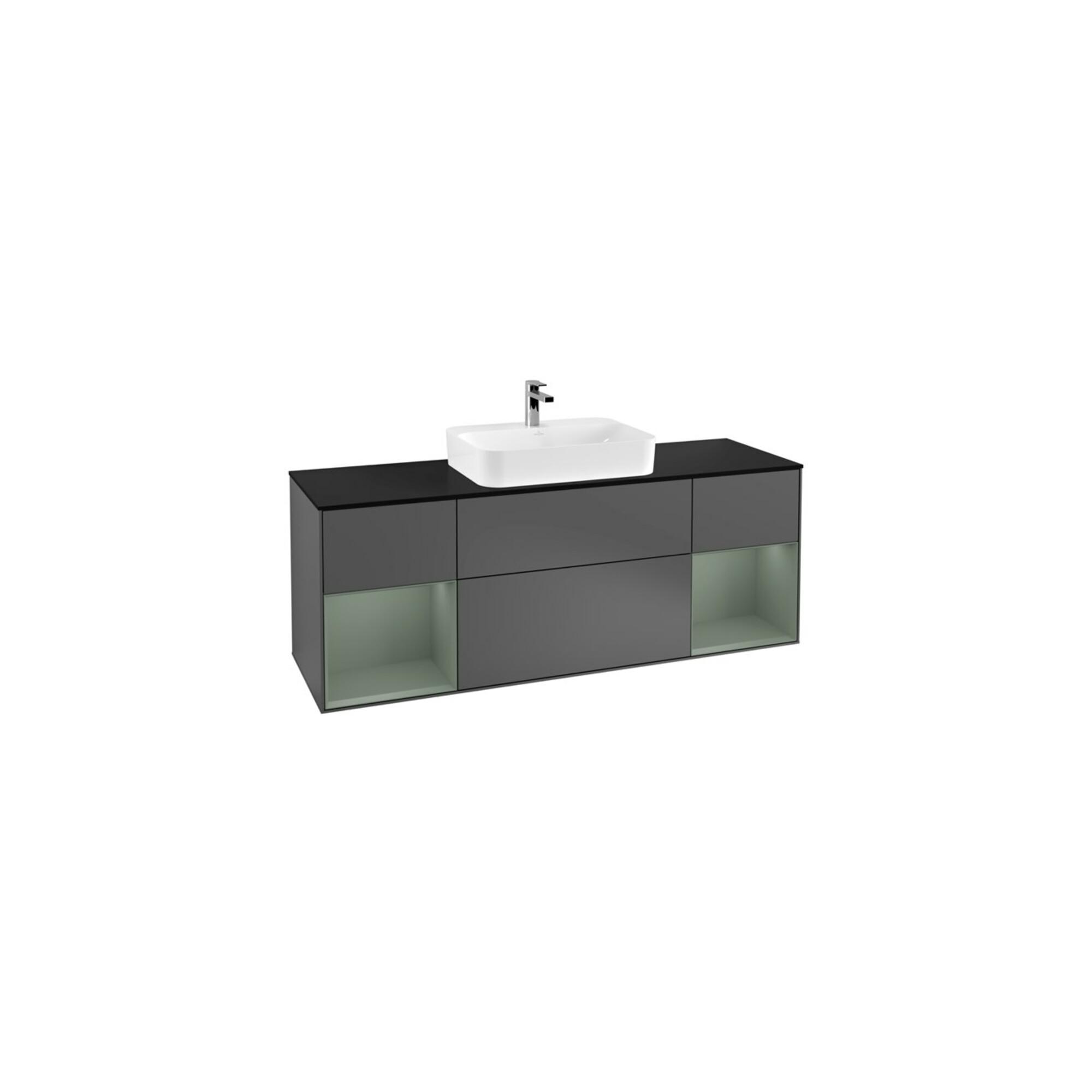 V&B Waschtischunterschrank Finion 160X60, Pl B M, Rg Ol M Lac, Anthrac. M ; Villeroy & Boch (F452GMGK)