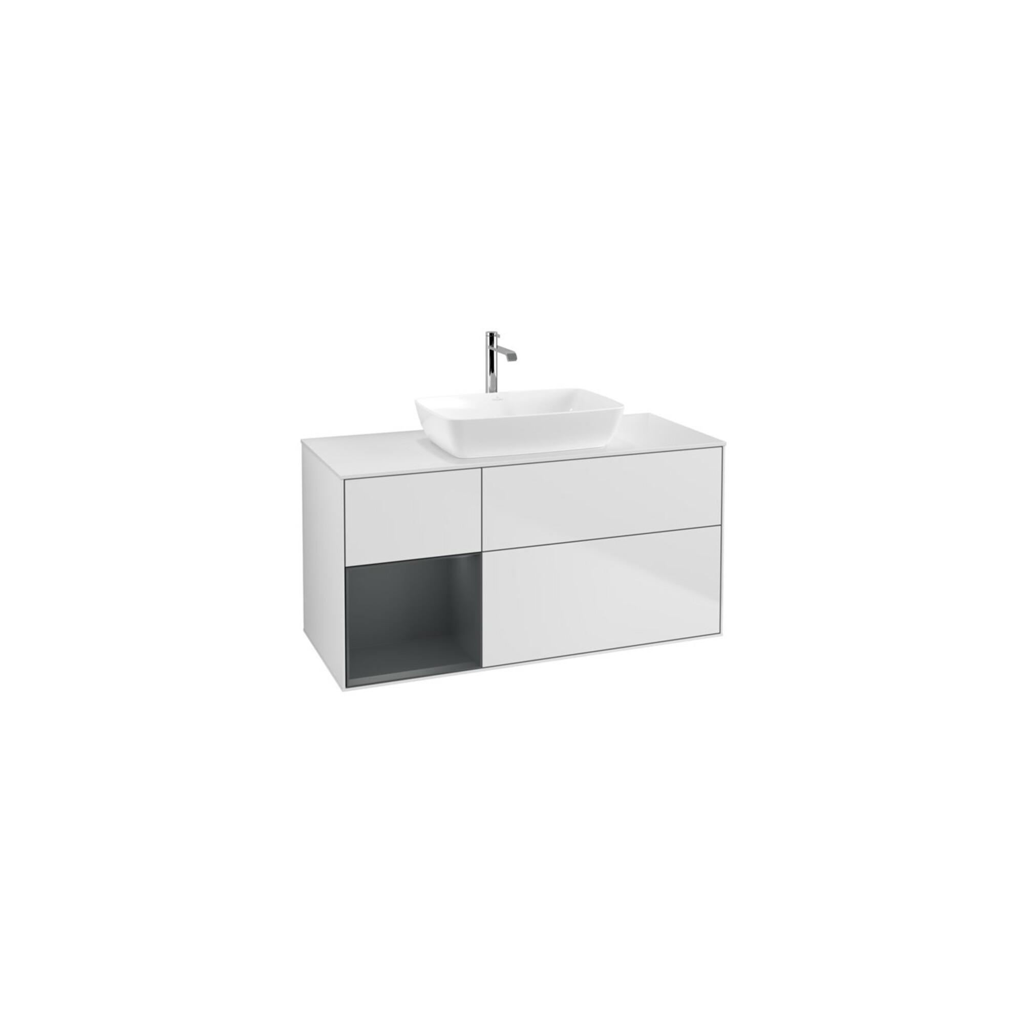 V&B Waschtischunterschrank Finion 120Cm, Pl Wh. M, Reg Md M Lac, Wh. M Lac ; Villeroy & Boch (F821HGMT)