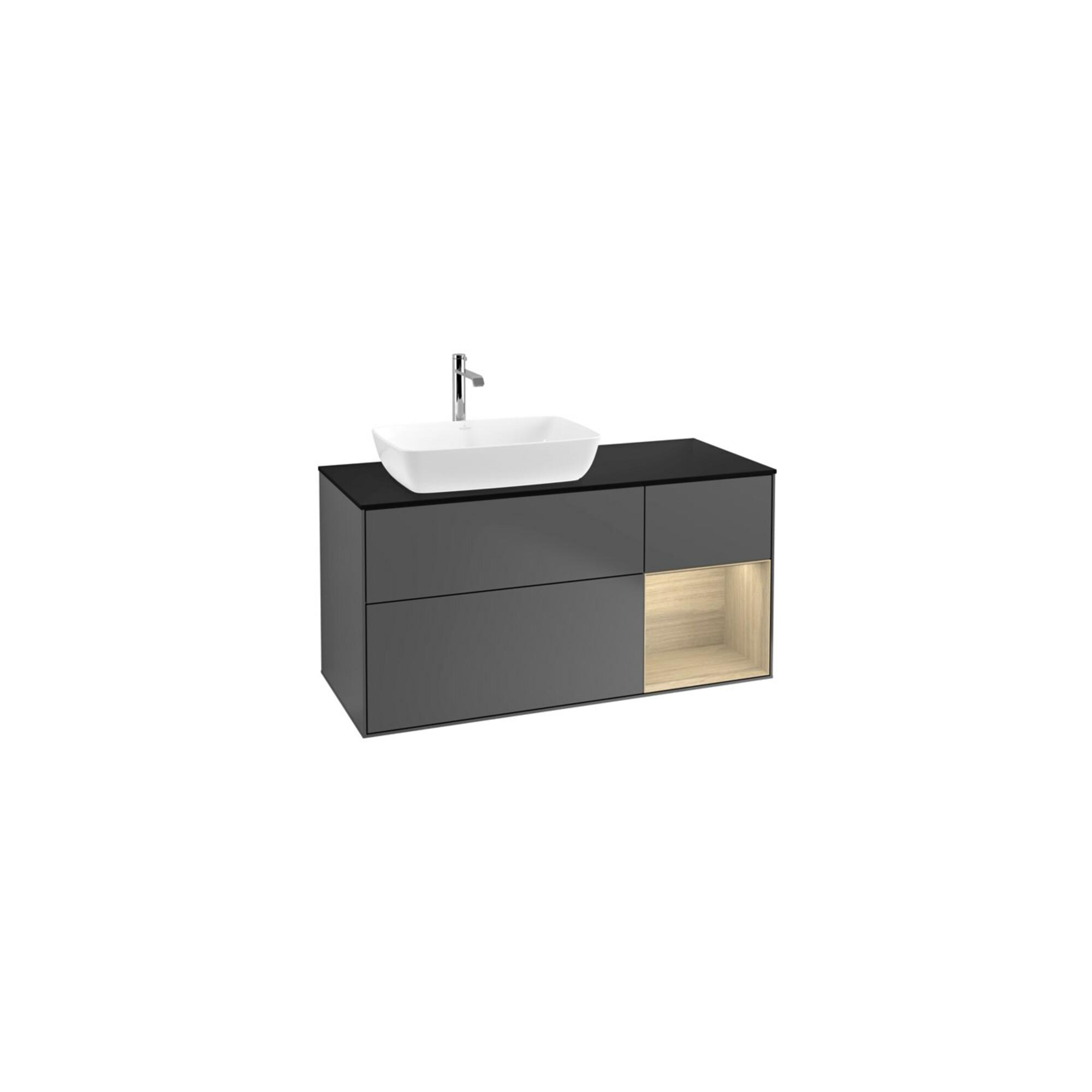 V&B Waschtischunterschrank Finion 120Cm, Pl Bla M, Reg Oa Ven, Anthrac. M ; Villeroy & Boch (F812PCGK)