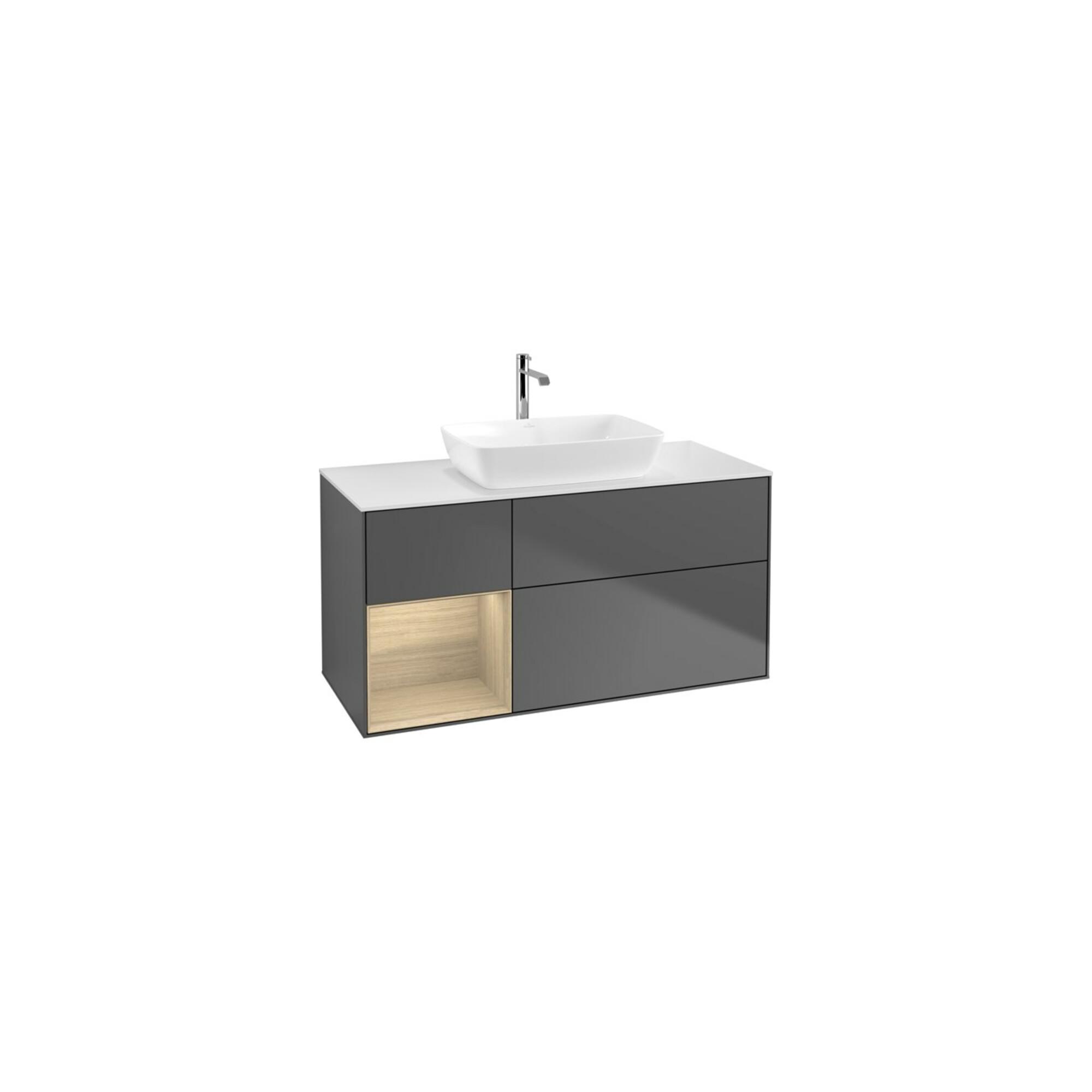 V&B Waschtischunterschrank Finion 120Cm, Pl Wh. M, Reg Oa Ven, Anthrac. M ; Villeroy & Boch (F821PCGK)