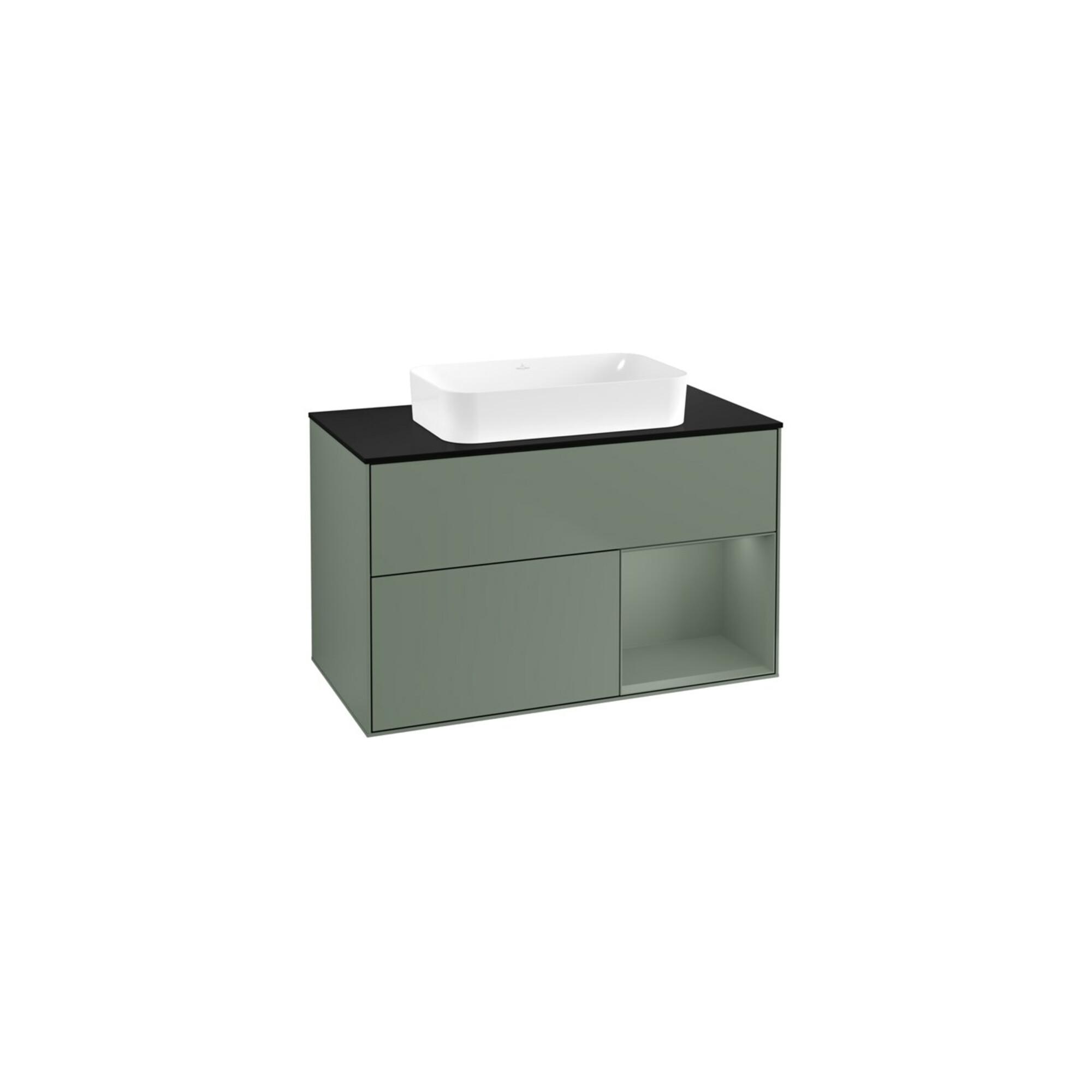 V&B Waschtischunterschrank Finion 100X60,3 Cm, Rg R Oli. M Lac, Oli. M Lac ; Villeroy & Boch (F662GMGM)