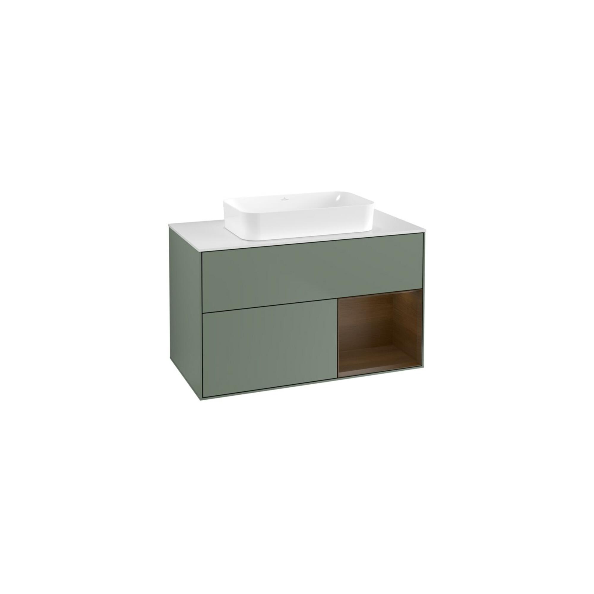 V&B Waschtischunterschrank Finion 100X60,3 Cm, Reg Re Wal Ven, Oli. M Lac ; Villeroy & Boch (F661GNGM)