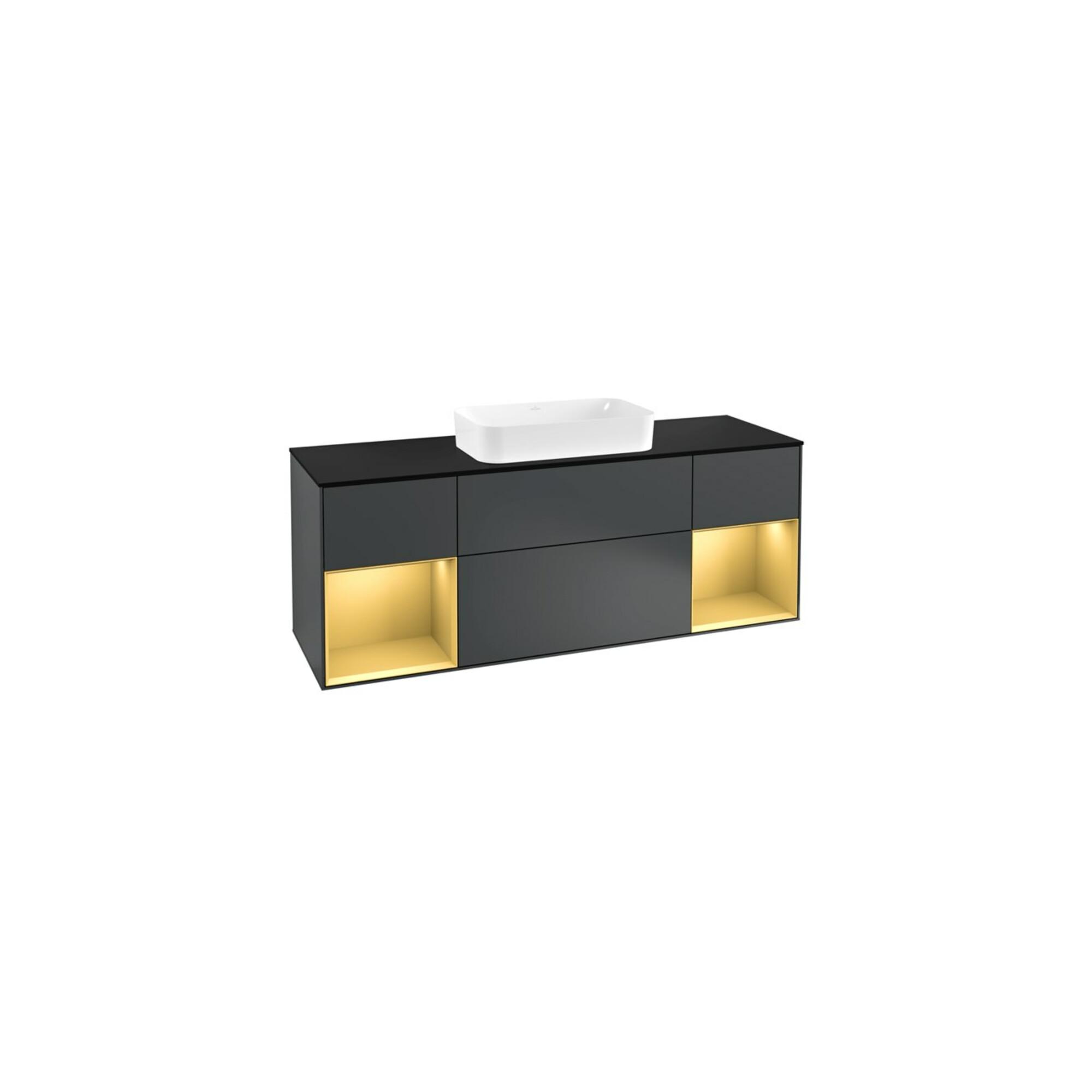 V&B Waschtischunterschrank Abdeckplatte Bla M Finion 160X60Cm, Reg Gol M Lac, Md Bl. M Lac ; Villeroy & Boch (F332HFHG)