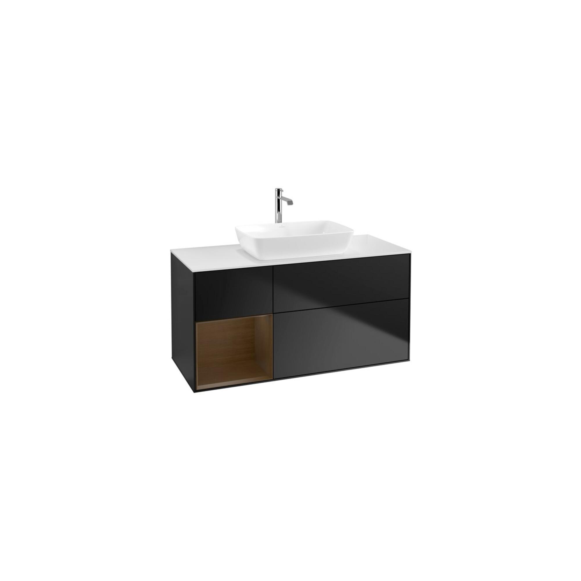 V&B Waschtischunterschrank Finion 120Cm, Pl Wh. M, Reg Wal Ven, Bla M Lac ; Villeroy & Boch (F821GNPD)