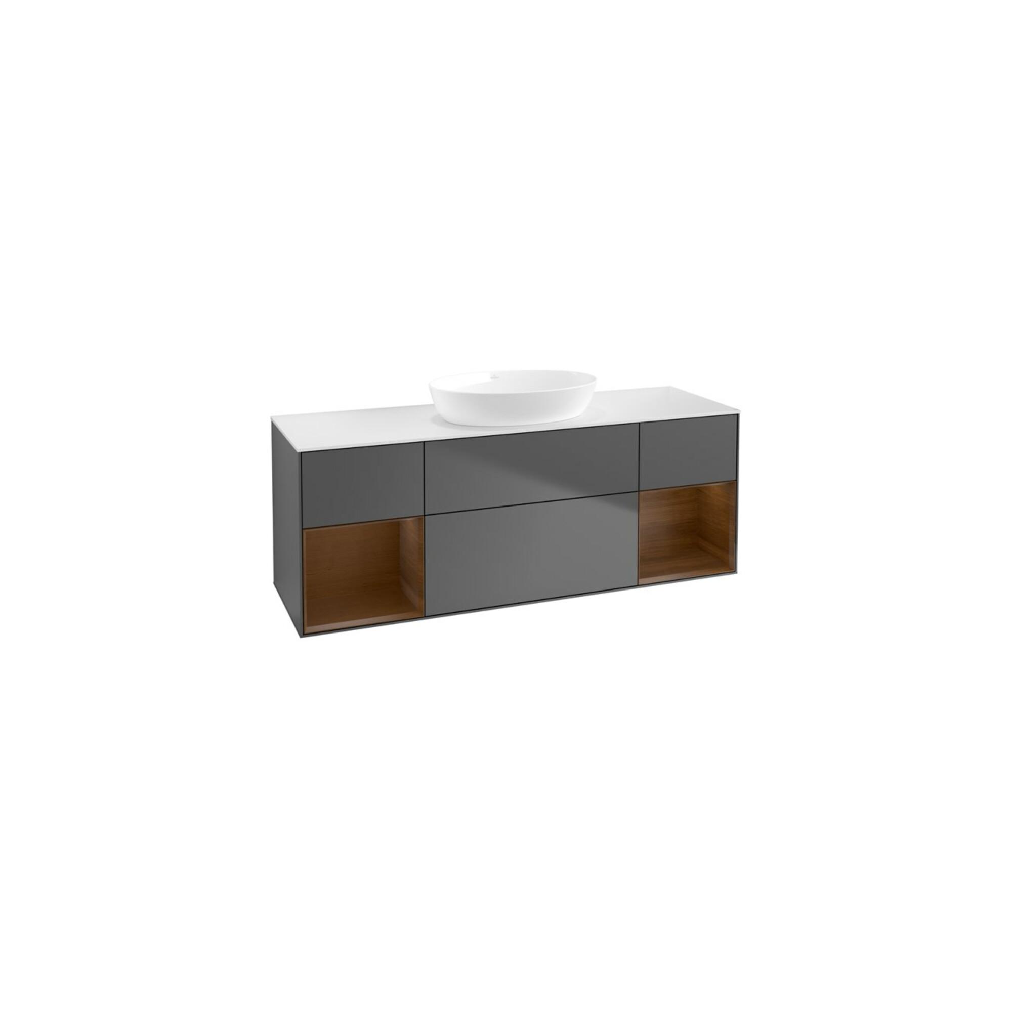 V&B Waschtischunterschrank Finion 160Cm, Pl Wh. M, Reg Wal Ven, Anthrac. M ; Villeroy & Boch (FD01GNGK)
