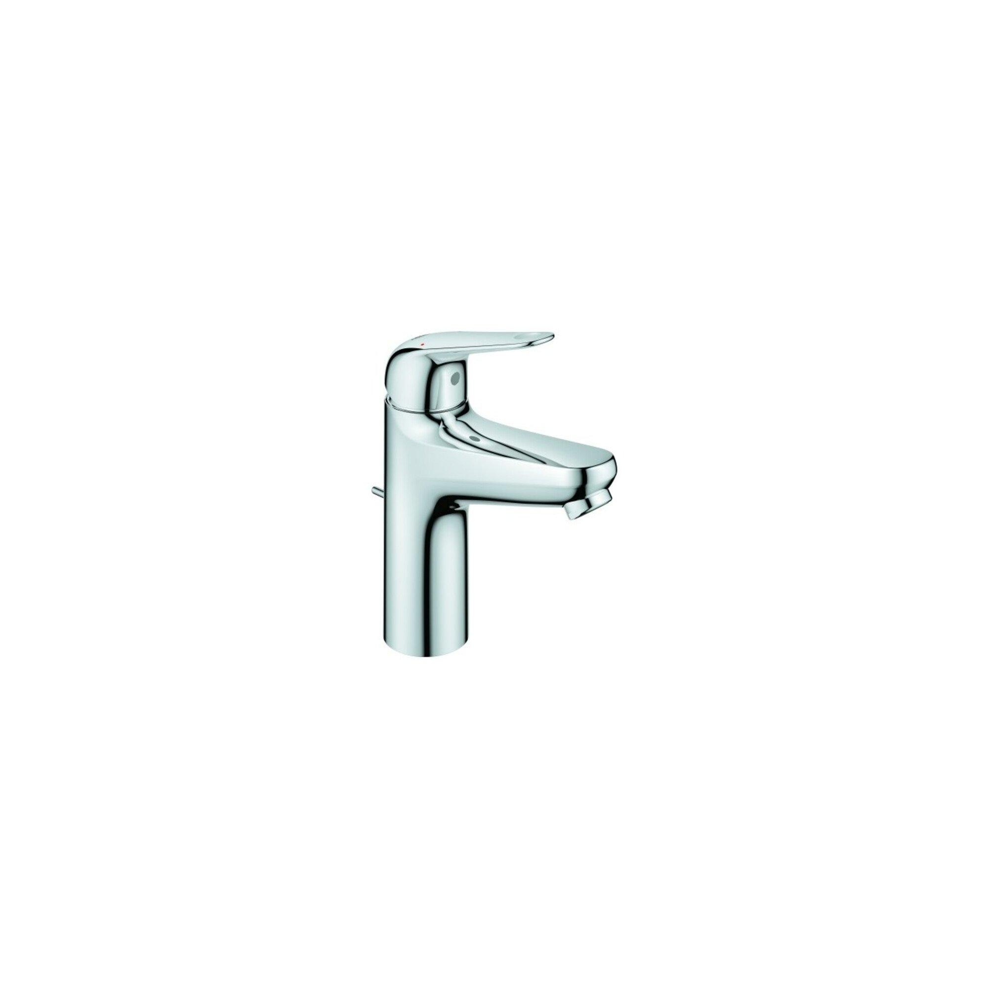 Grohe Waschtisch-Einhebelmischer Euroeco 1/2", M-Size, Abl.Garn A Kunststoff, Chrom (24265001)"
