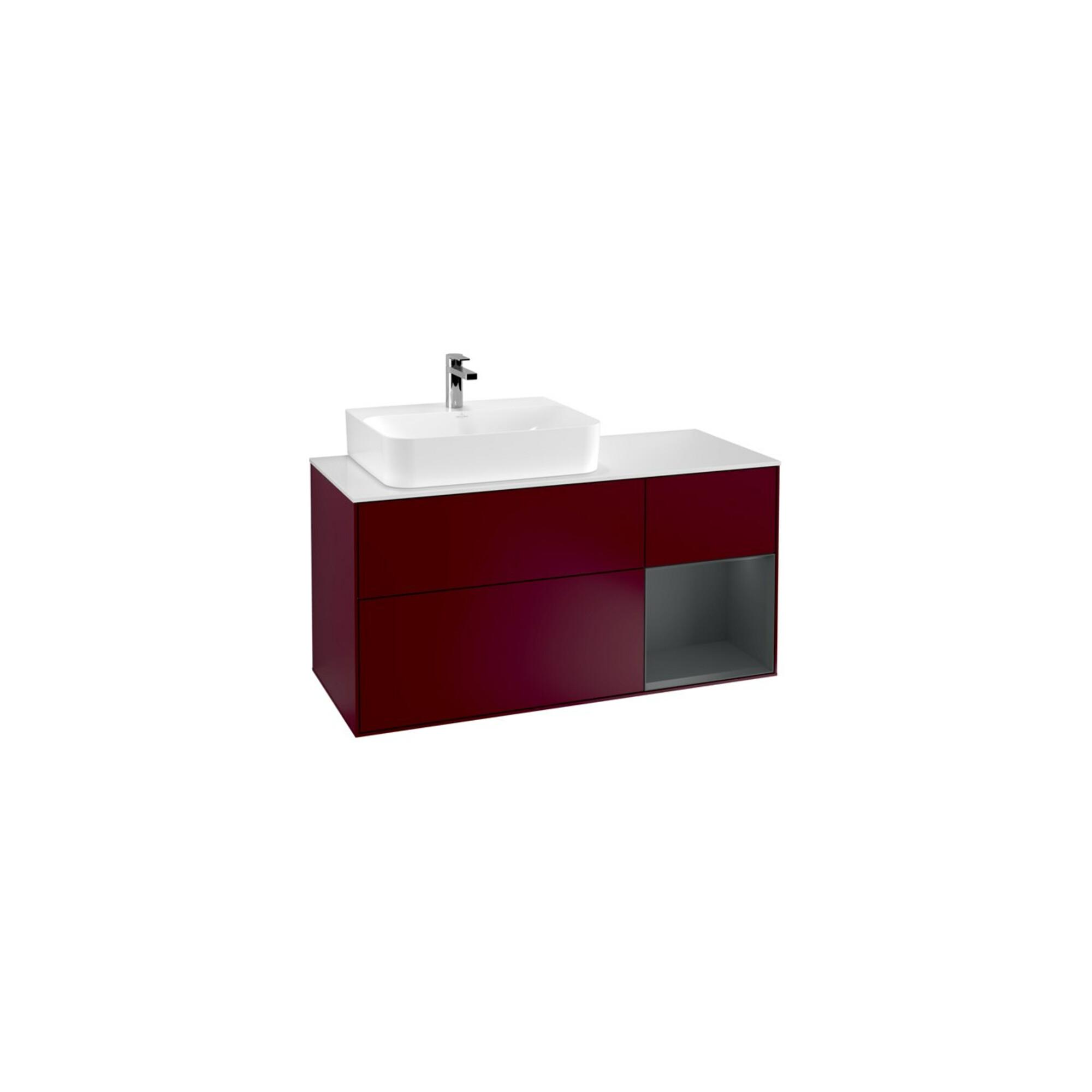 V&B Waschtischunterschrank Wandbeleuchtung Finion 120Cm, Pl W M, Rg Li Md Bl. M Lac, Peo M ; Villeroy & Boch (G151HGHB)