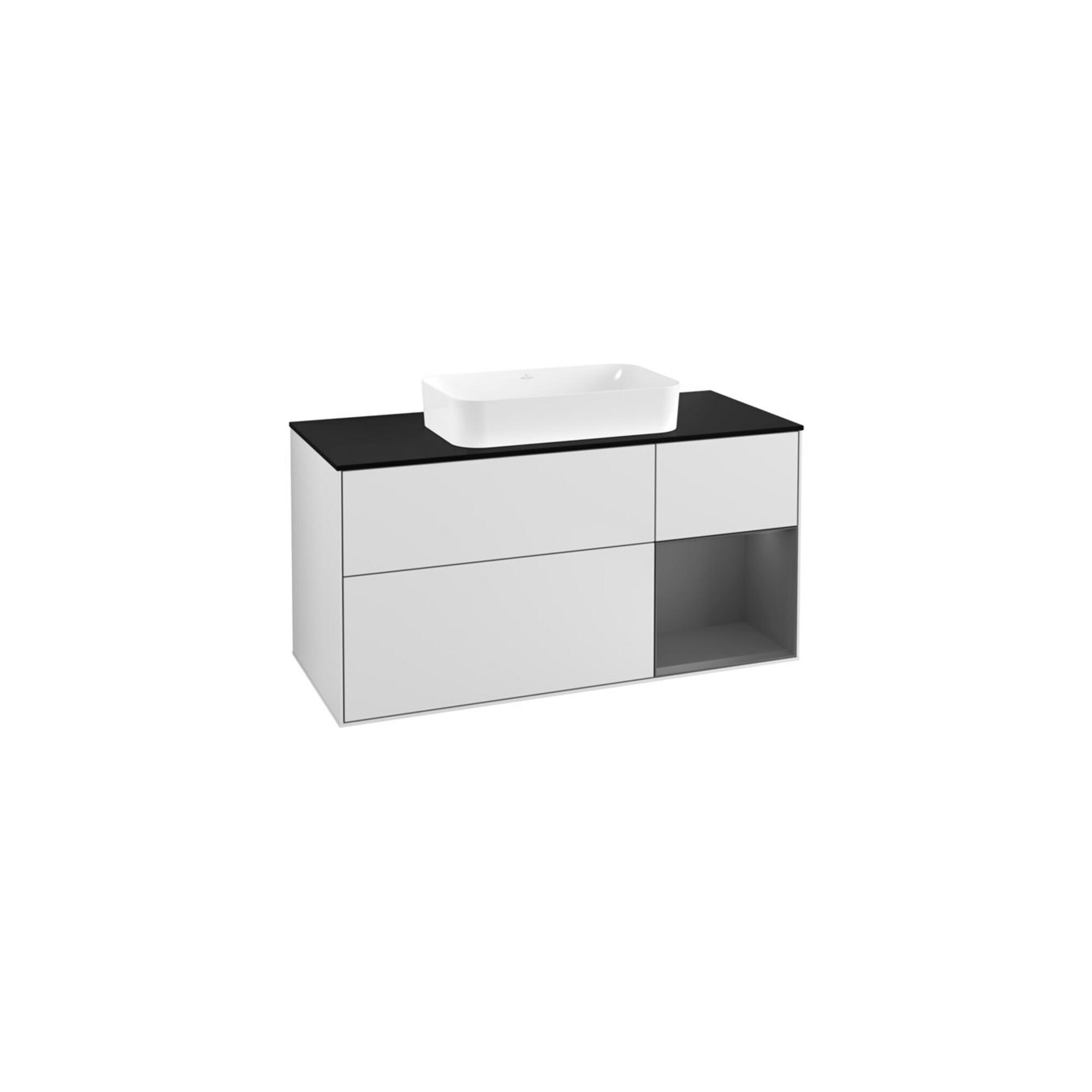 V&B Waschtischunterschrank Wandbeleuchtung Finion 120Cm, Pl B M, Rg R A M, Wh. M Lac ; Villeroy & Boch (G302GKMT)