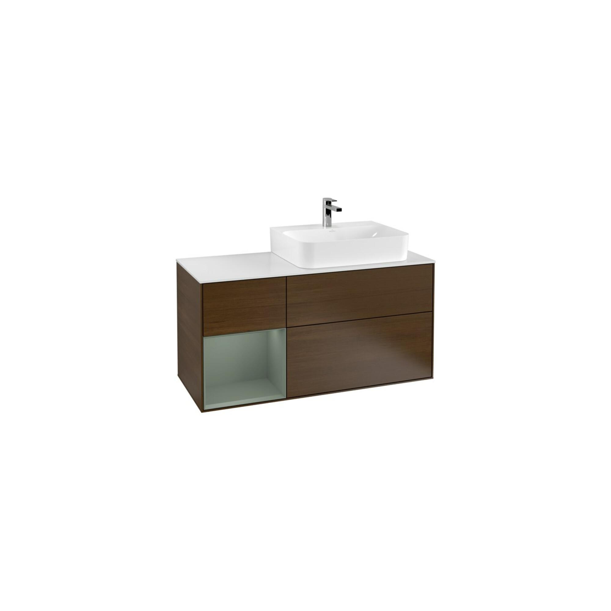 V&B Waschtischunterschrank Wandbeleuchtung Finion 120Cm, Pl W M, Rg Li Oli. M Lac, Wal Ven ; Villeroy & Boch (G141GMGN)
