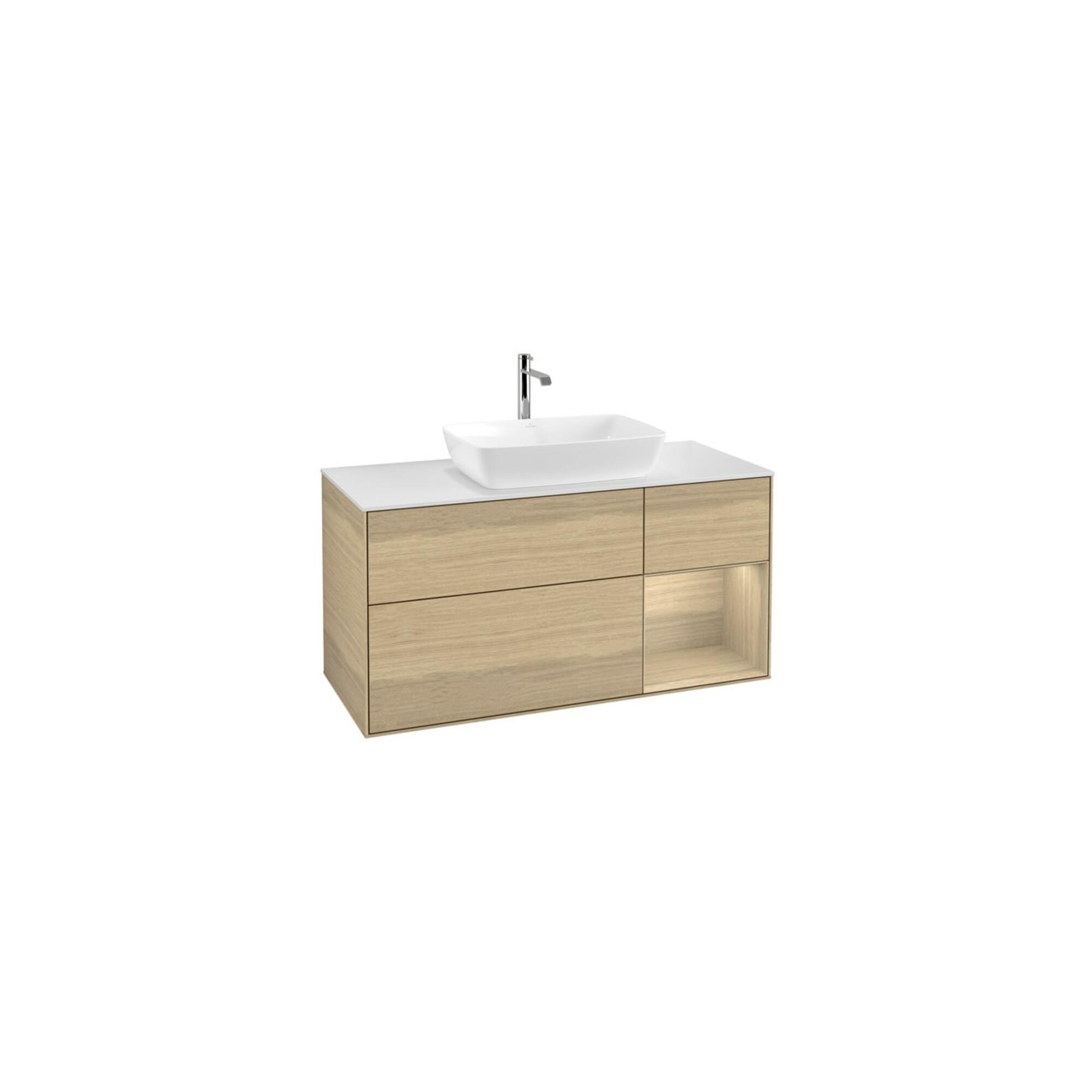V&B Waschtischunterschrank Finion 120Cm, Pl Wh. M, Reg Oa Ven, Oa Ven ; Villeroy & Boch (F831PCPC)