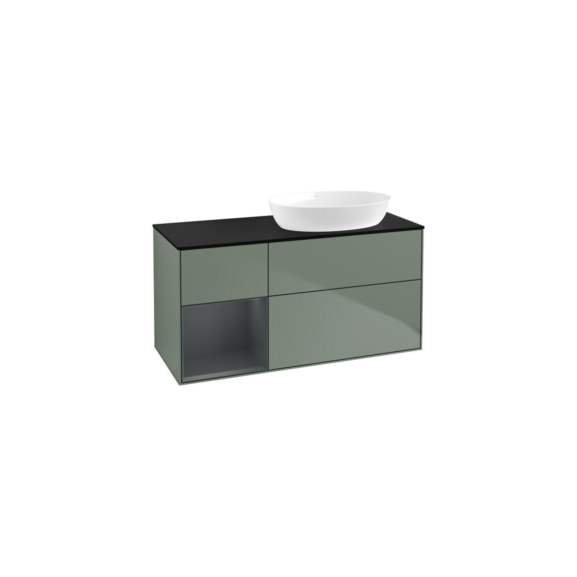 V&B Waschtischunterschrank Finion 120Cm, Pl B M, Reg Md M Lac, Oli. M Lac ; Villeroy & Boch (FA42HGGM)