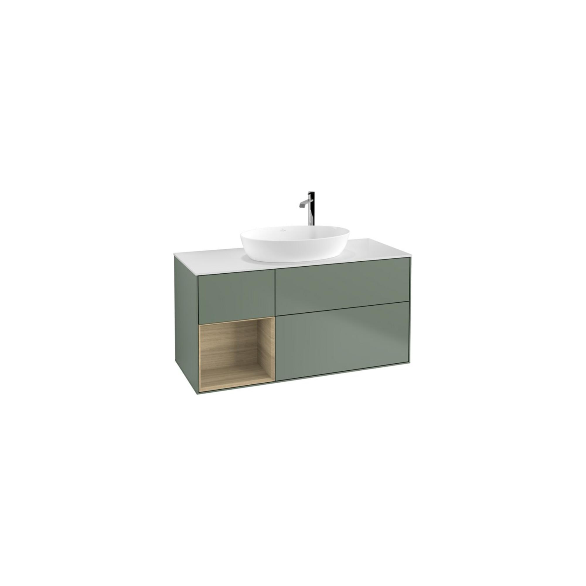 V&B Waschtischunterschrank Finion 120Cm, Pl Wh. M, Reg Oa Ven, Oli. M Lac ; Villeroy & Boch (F941PCGM)