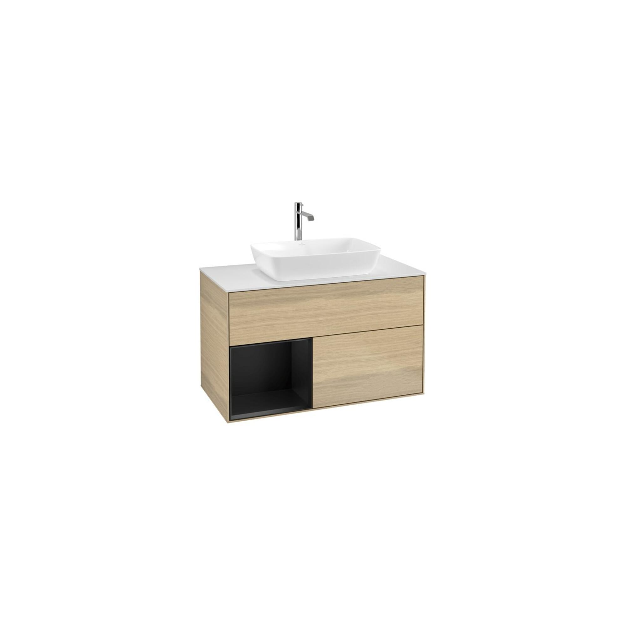 V&B Waschtischunterschrank Finion 100, Pl Wh. M, Reg Bla M Lac, Oa Ven ; Villeroy & Boch (F771PDPC)