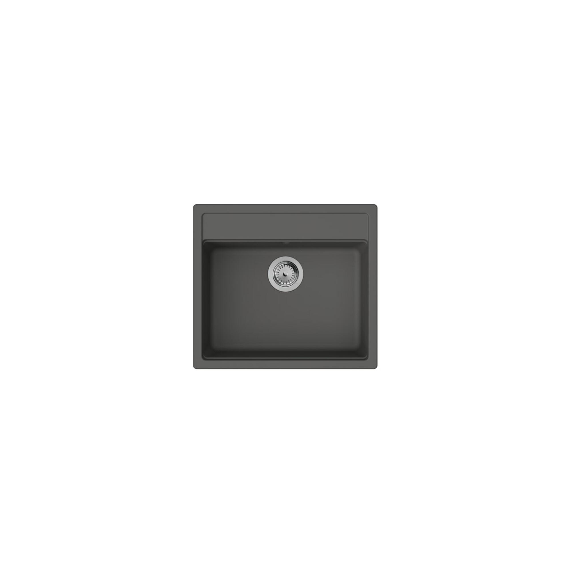 Hansgrohe EinbauspüLe S52 S520-F510 550X490Mm, 1 Hauptbecken, Steingrau (43359290)