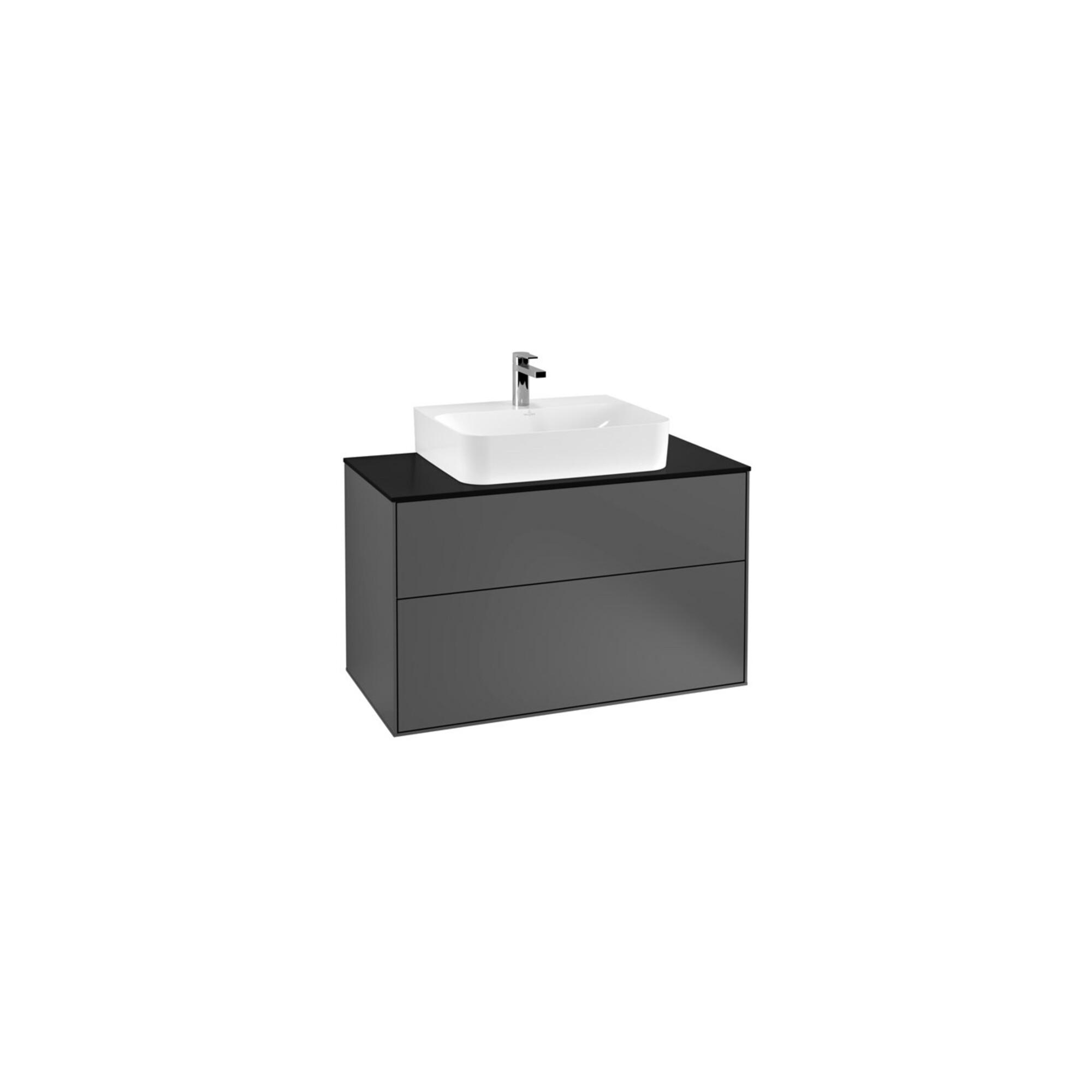 V&B Waschtischunterschrank Wandbeleuchtung Finion 100X60,3X50,1Cm, Pl Bla M, Anthrac. M ; Villeroy & Boch (G10200GK)