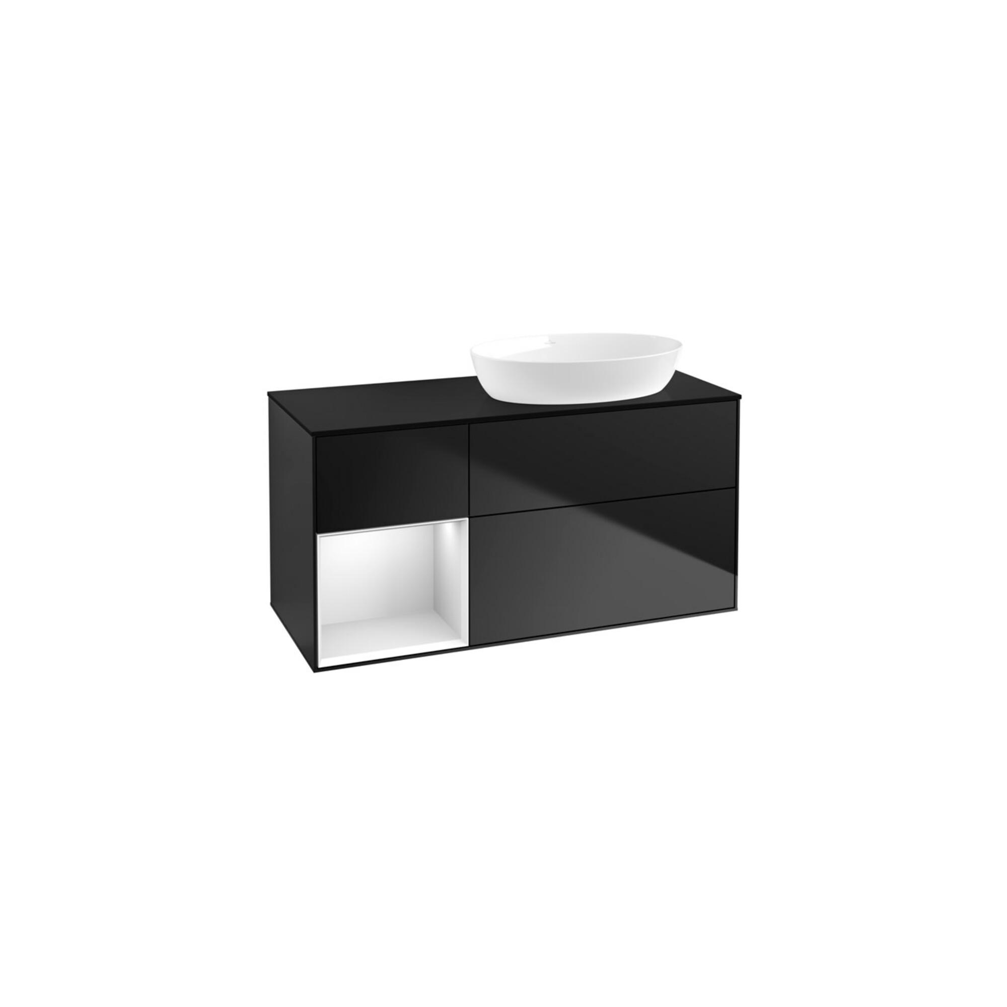 V&B Waschtischunterschrank Finion 120Cm, Pl B M, Reg Wh. M Lac, Bla M Lac ; Villeroy & Boch (FA42MTPD)