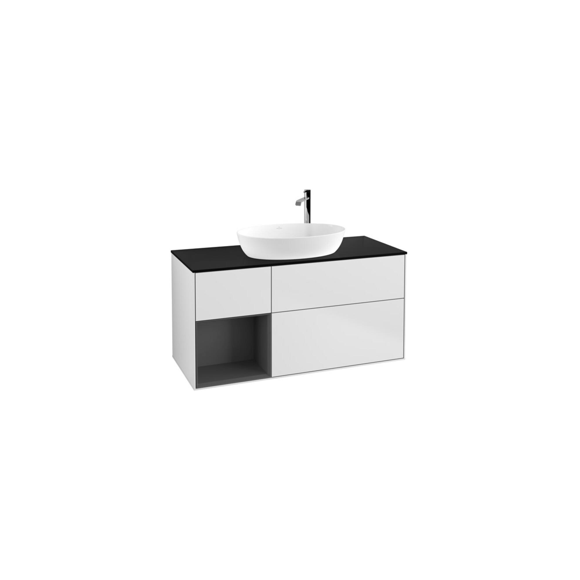 V&B Waschtischunterschrank Finion 120Cm, Pl B M, Rg A M Lac, Wh. M Lac ; Villeroy & Boch (F942GKMT)