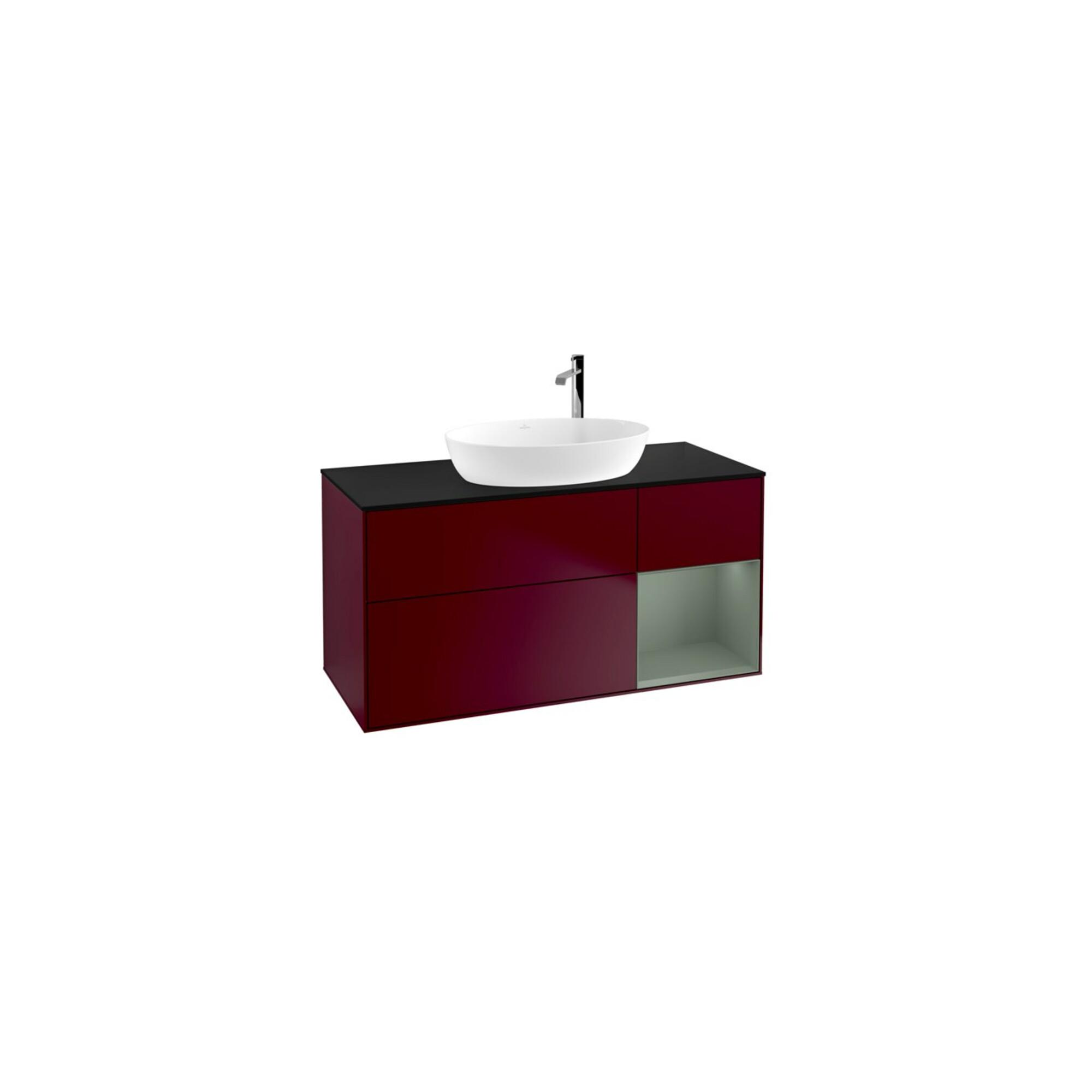 V&B Waschtischunterschrank Finion 120Cm, Pl Bla M, Reg Oli. M Lac, Peo M ; Villeroy & Boch (F952GMHB)