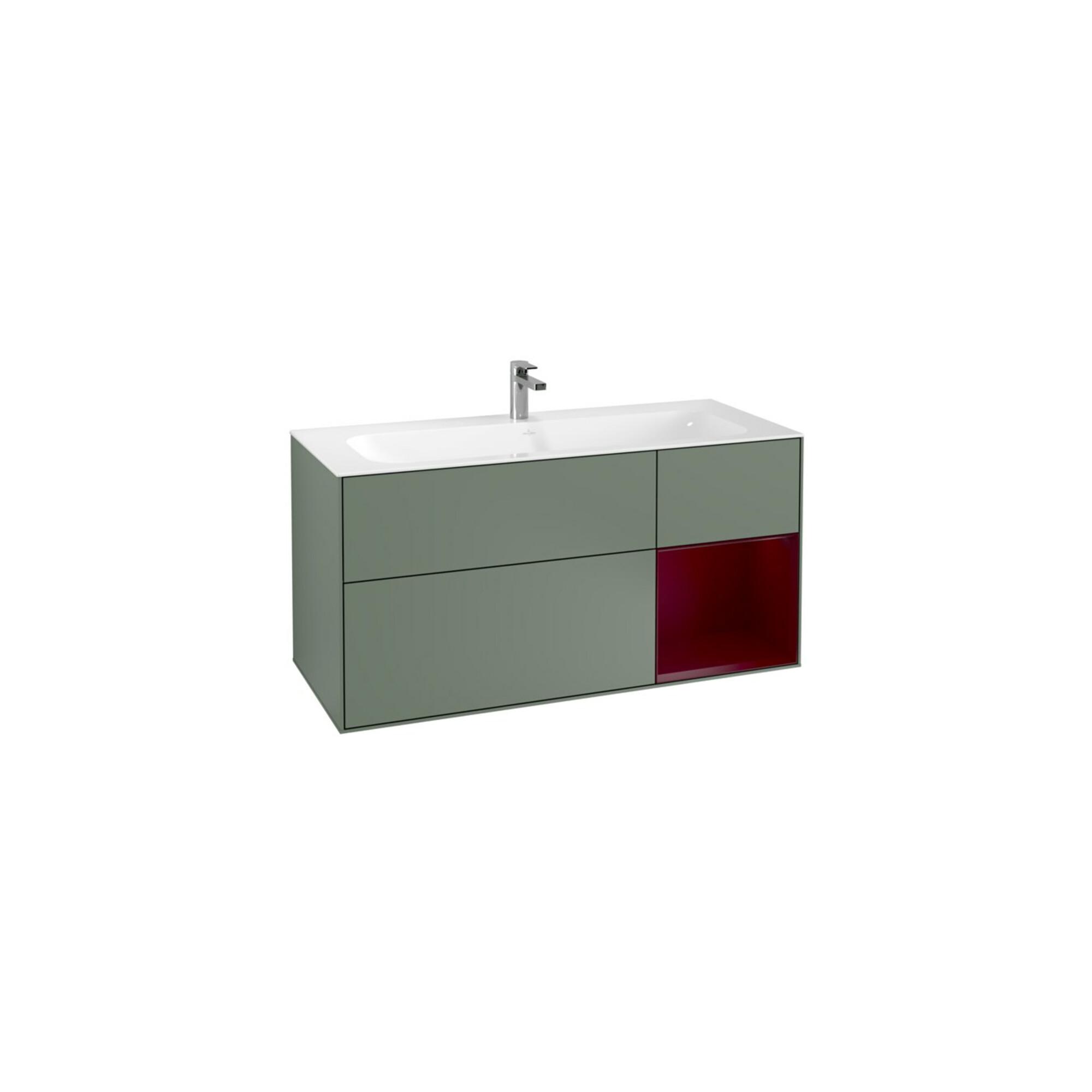 V&B Waschtischunterschrank Wandbeleuchtung Finion 119,6X59,1Cm, Reg Re Peo, Oli. M Lacquer ; Villeroy & Boch (G070HBGM)