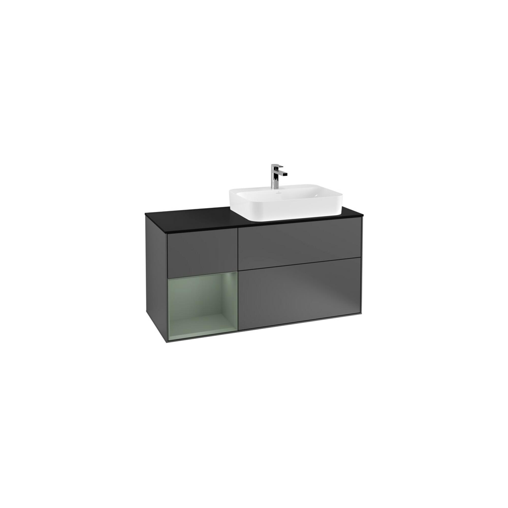 V&B Waschtischunterschrank Finion 120Cm, Pl B M, Rg L Ol M Lac, Anthrac. M ; Villeroy & Boch (F392GMGK)