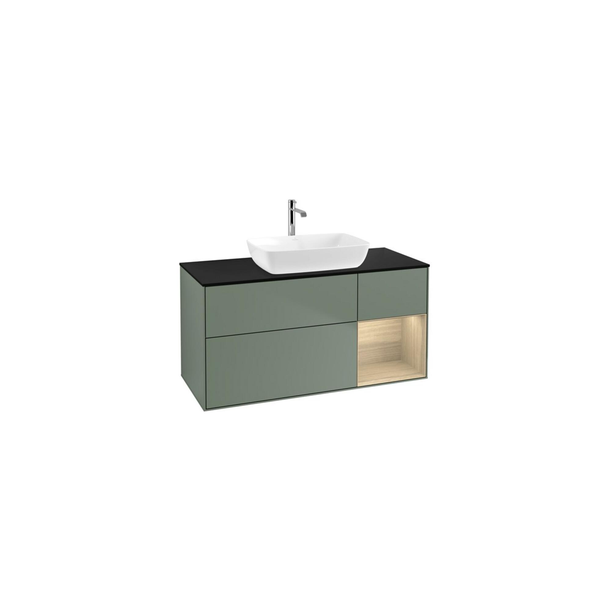 V&B Waschtischunterschrank Wandbeleuchtung Finion 120Cm, Pl Bla M, Reg Oa Ven, Oli. M Lac ; Villeroy & Boch (G832PCGM)