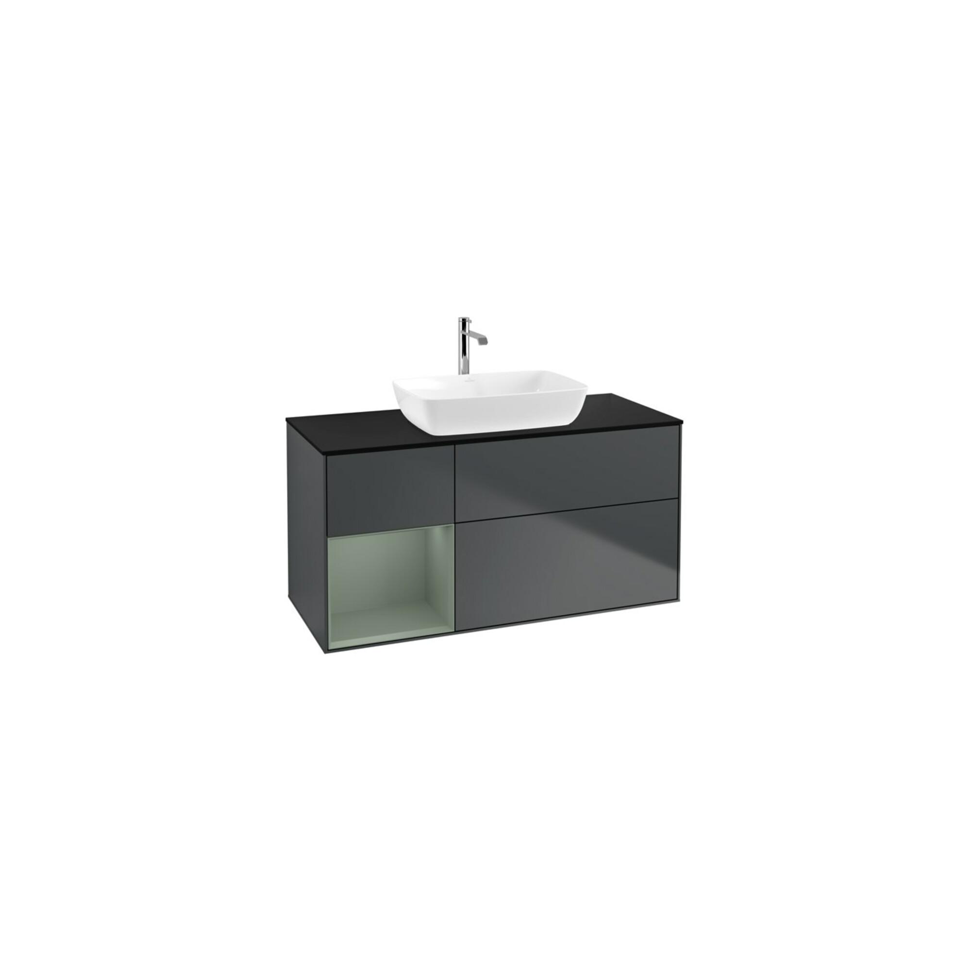 V&B Waschtischunterschrank Wandbeleuchtung Finion 120Cm, Pl B M, Rg Ol M Lac, Md Bl. M Lac ; Villeroy & Boch (G822GMHG)