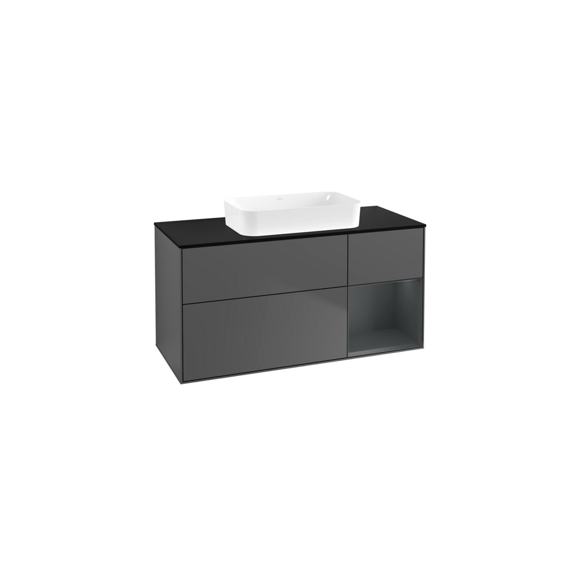V&B Waschtischunterschrank Wandbeleuchtung Finion 120X60 Cm, Rg R Md Bl. M Lac, Anthrac. M ; Villeroy & Boch (G712HGGK)