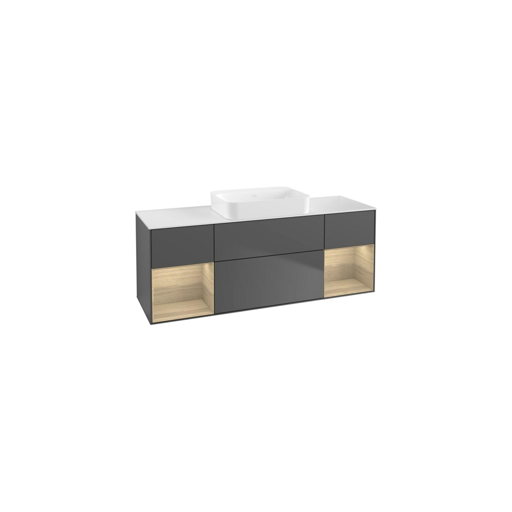 V&B Waschtischunterschrank Wandbeleuchtung Finion 160X60,3X50,1Cm, Reg Oa Ven, Anthrac. M ; Villeroy & Boch (G741PCGK)