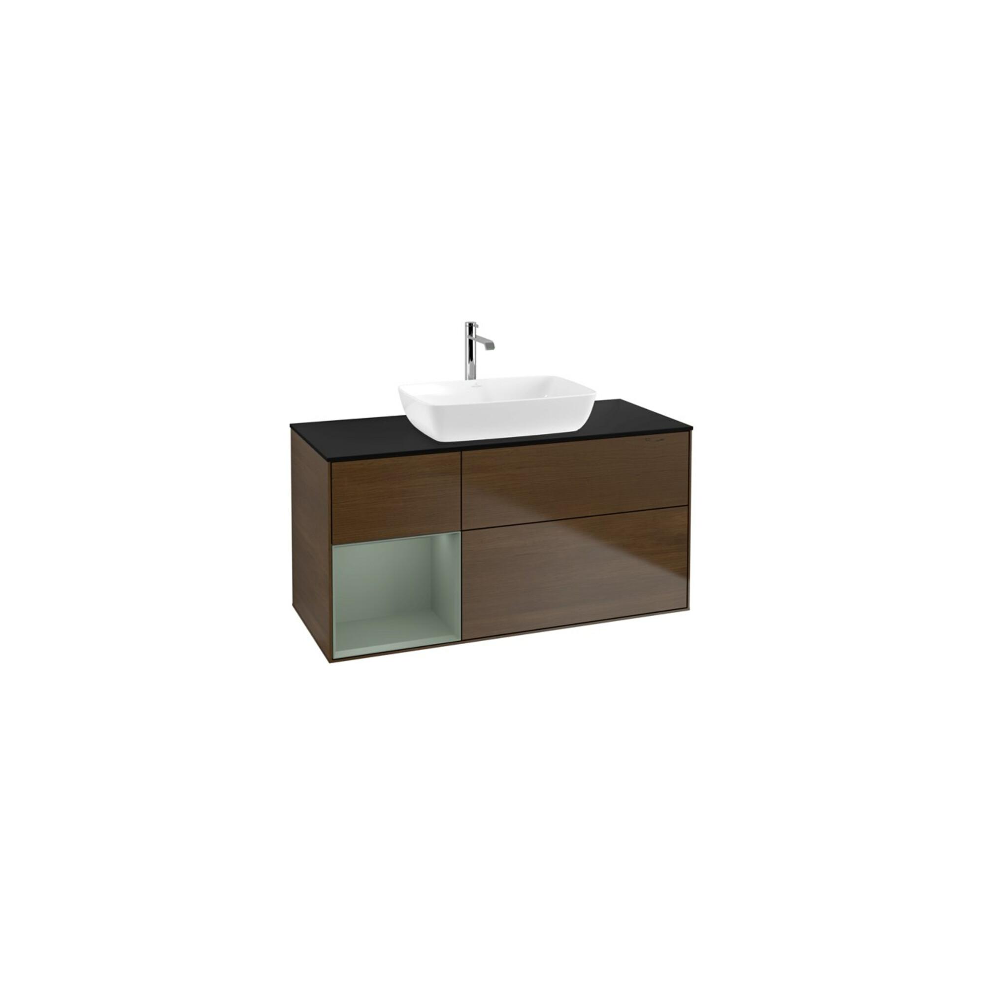 V&B Waschtischunterschrank Wandbeleuchtung Finion 120Cm, Pl Bla M, Reg Oli. M Lac, Wal Ven ; Villeroy & Boch (G822GMGN)