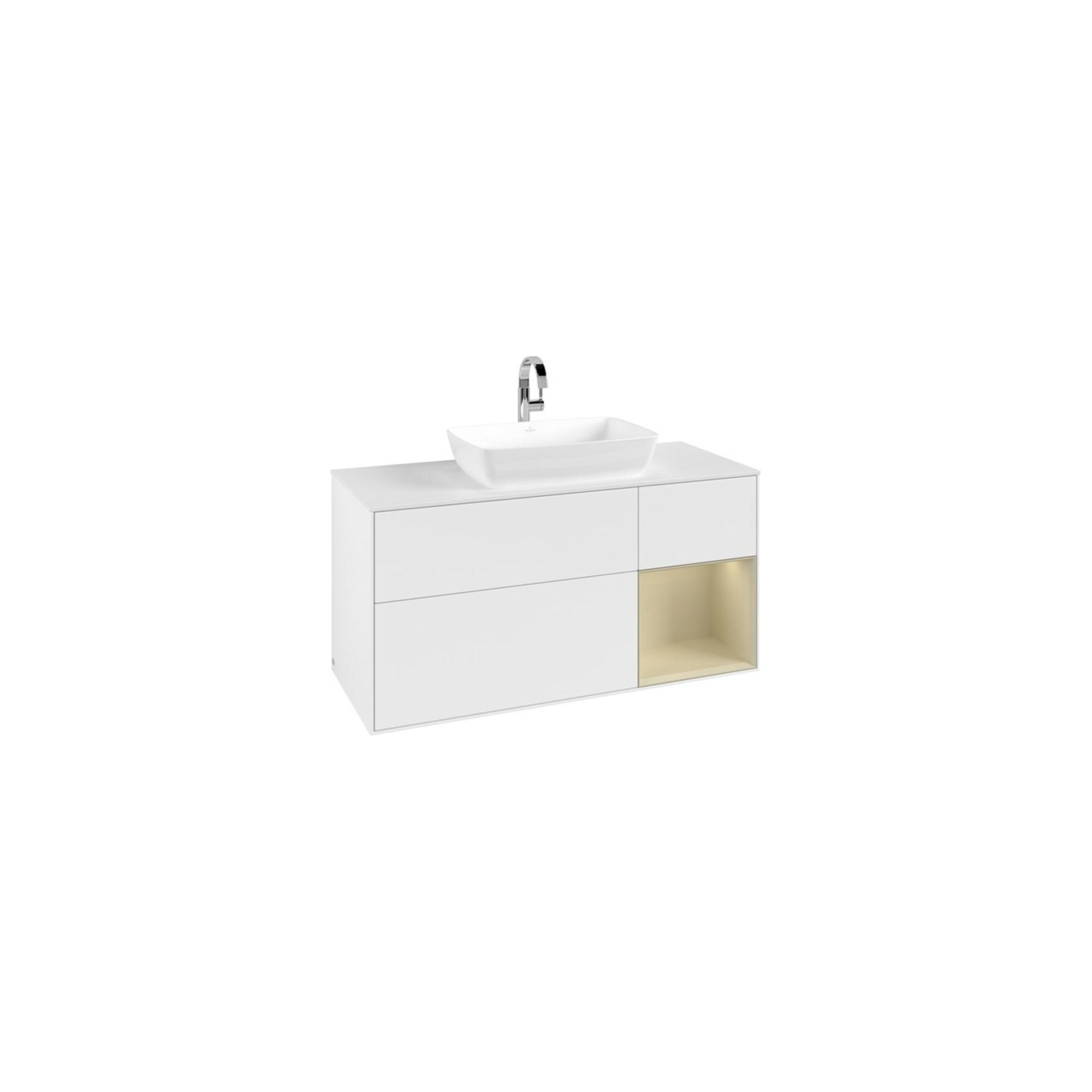 V&B Waschtischunterschrank Finion 120Cm, Pl W M, Rg Si Gr M Lac, Wh. M Lac ; Villeroy & Boch (F831HJMT)