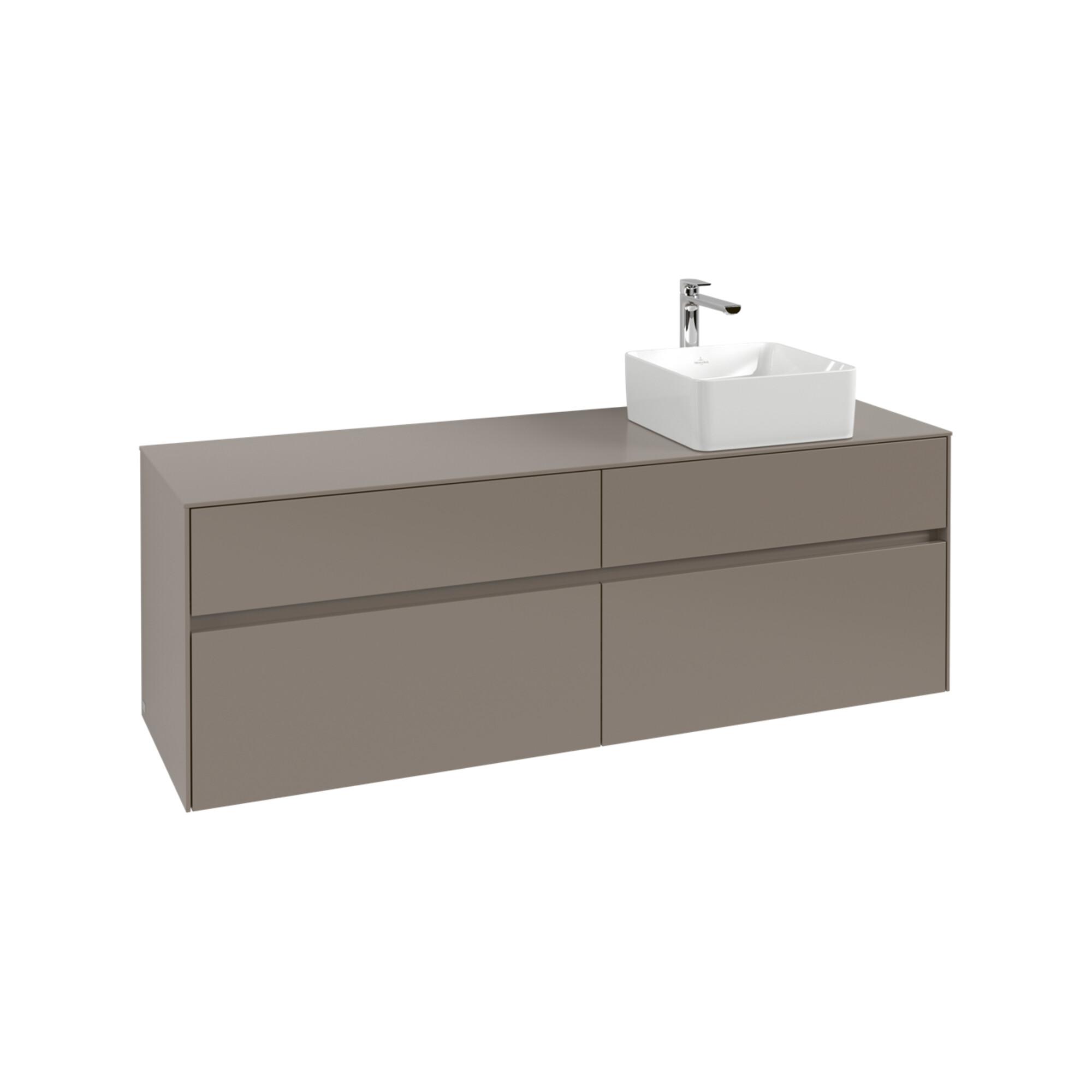 V&B Waschtischunterschrank Collaro 160X54,8X50Cm, Wt Rechts, Wine Red ; Villeroy & Boch (C05100AH)