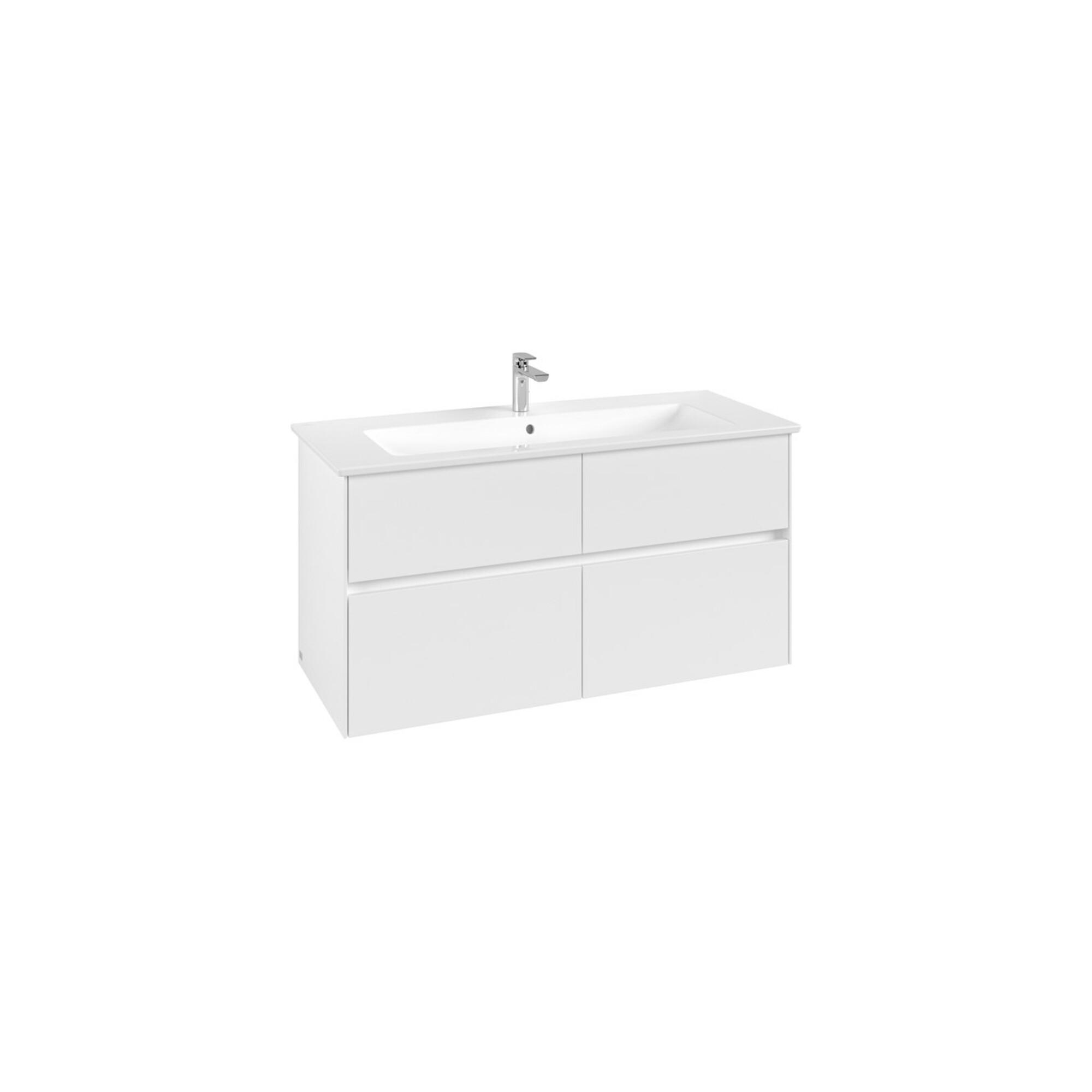 V&B Waschtischunterschrank Collaro 116,1X61X48Cm, Wt Mittig, White Matt ; Villeroy & Boch (C14600MS)