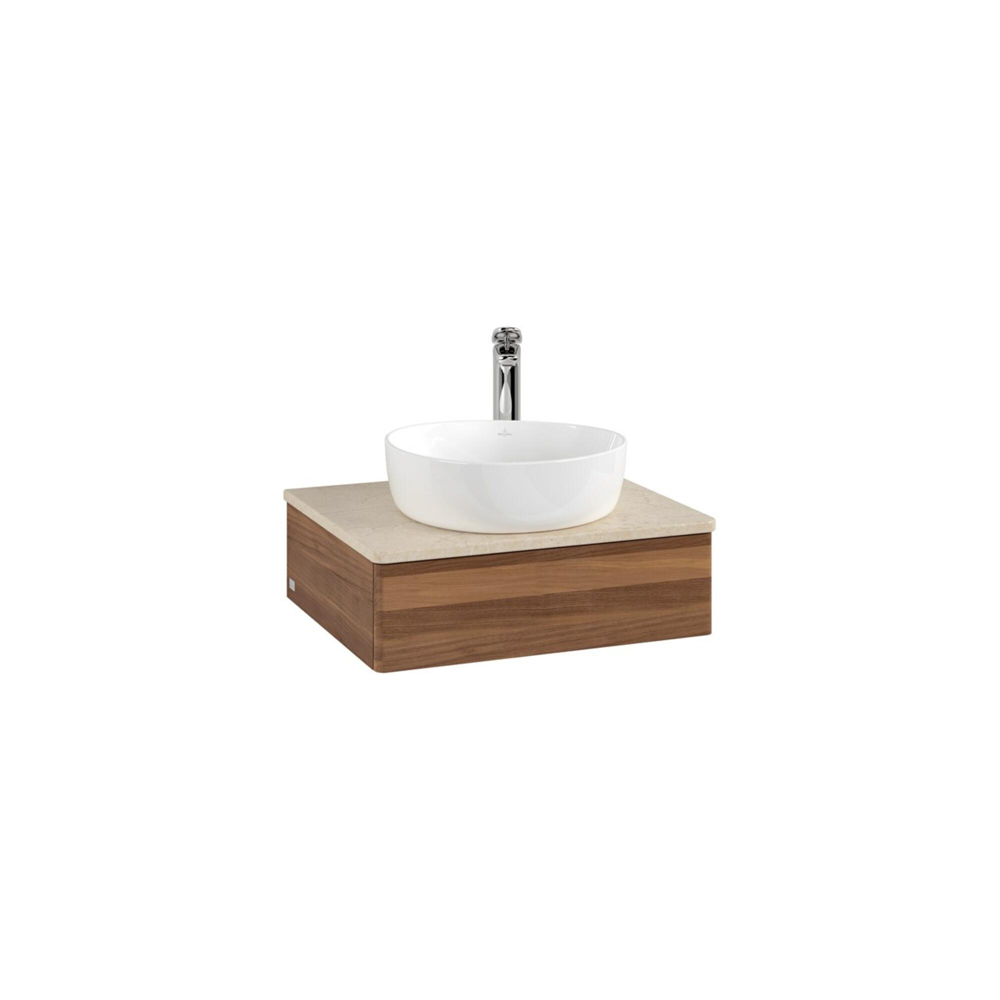V&B Waschtischunterschrank Ohne Frontstruktur Antao 60X19X50Cm, Hl, Wbp-Farbe Botti., W. Wal ; Villeroy & Boch (K07053HM)