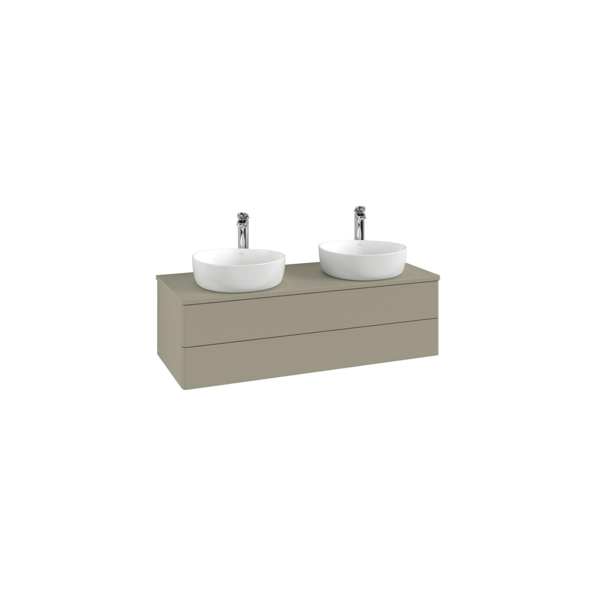 V&B Waschtischunterschrank Mit Frontstruktur Antao 120X36X50Cm, Hl, Wbp Lac, Md Bl. M Lac ; Villeroy & Boch (K24150HG)