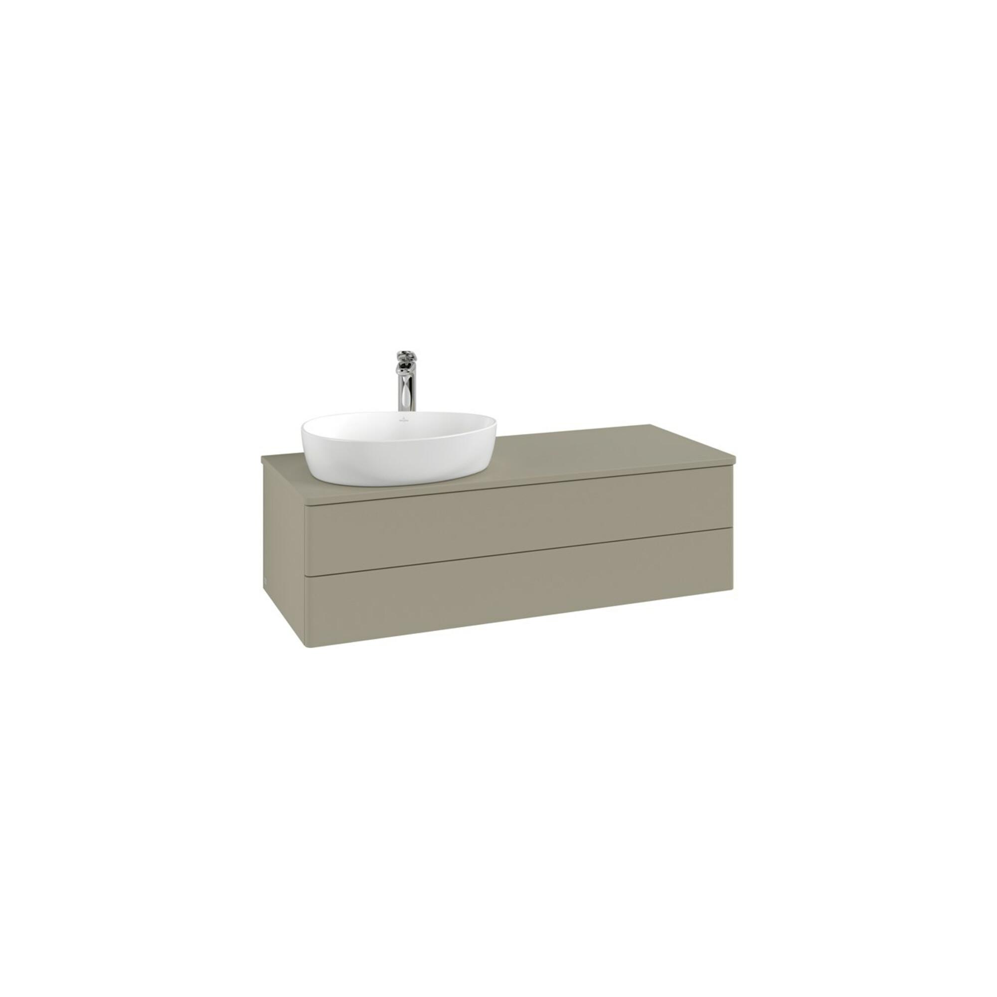 V&B Waschtischunterschrank Mit Frontstruktur Antao 120X36X50Cm, Hl, WBP Lac, Wh. M Lac ; Villeroy & Boch (K22150MT)