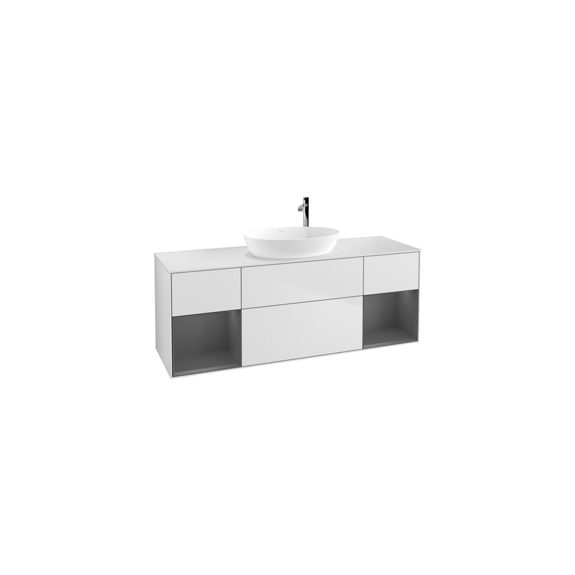 V&B Waschtischunterschrank Wandbeleuchtung Finion 160Cm, Pl W M, Rg A M Lac, Wh. M Lac ; Villeroy & Boch (G981GKMT)