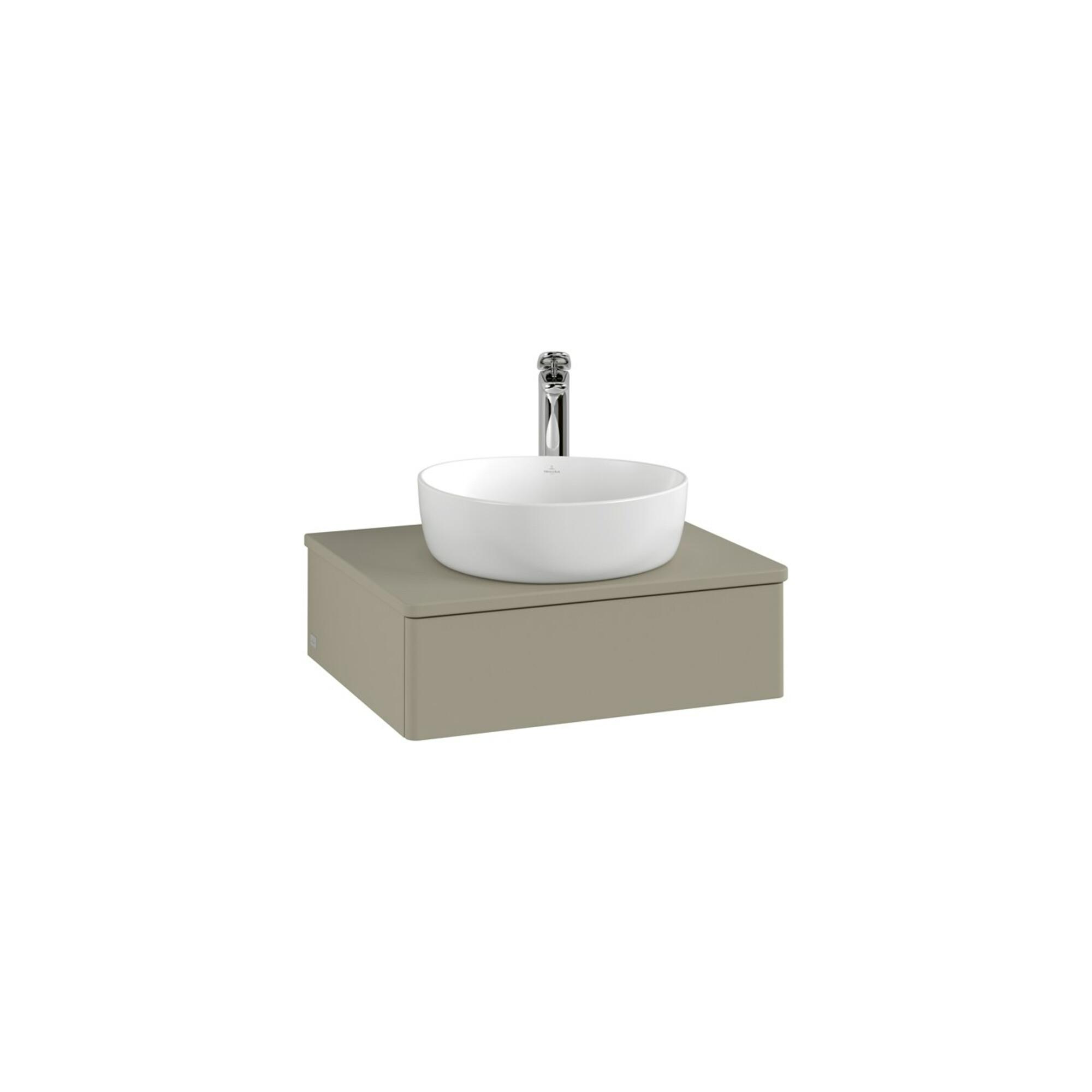 V&B Waschtischunterschrank Mit Frontstruktur -Beleuchtung Antao 60X19X50Cm, Hl, WBP Lac, Lea Gre. M Lac ; Villeroy & Boch (L07150HL)