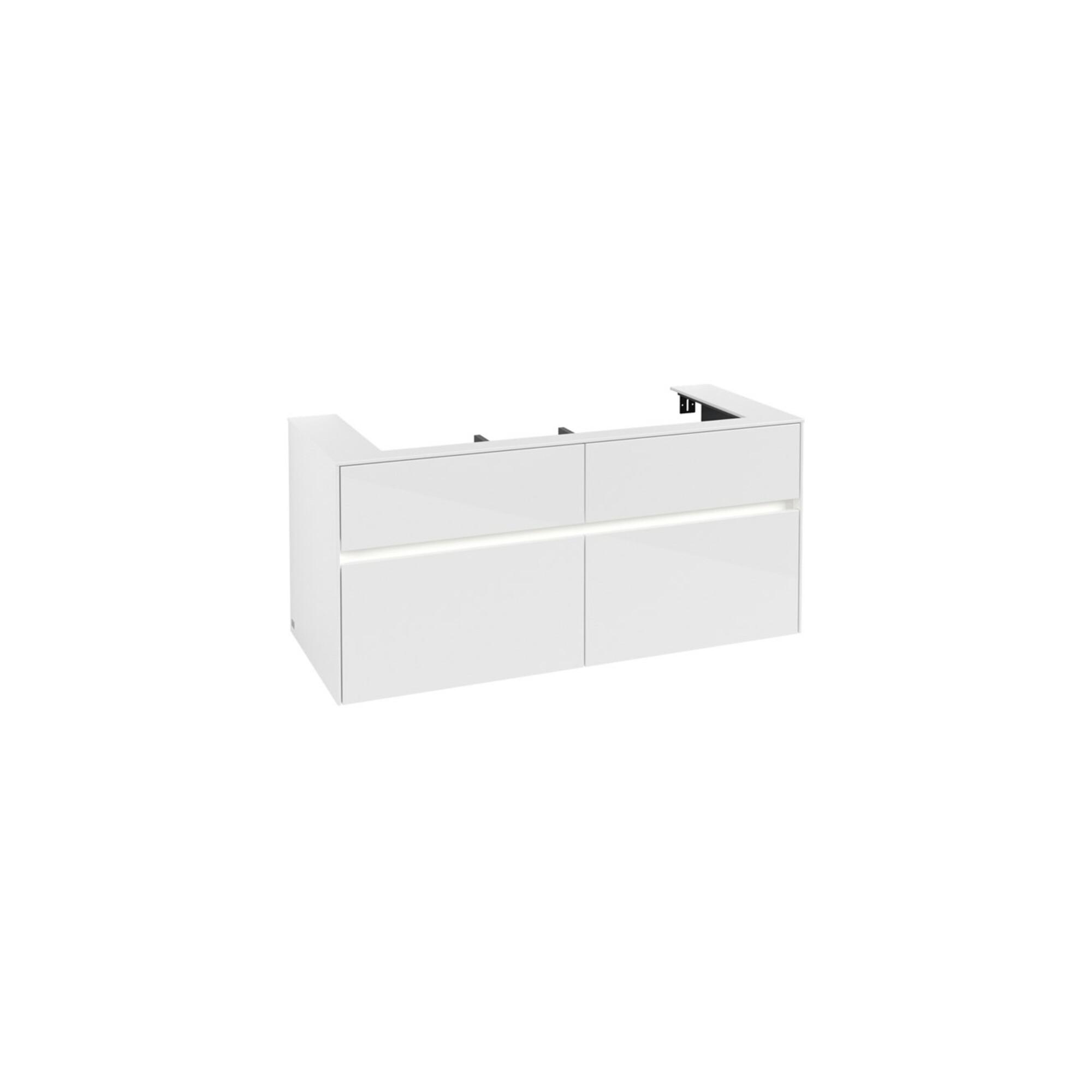 V&B Waschtischunterschrank Collaro 120X54,8X50Cm, Wt Mi, Led 8,8 W, Glo Wh. ; Villeroy & Boch (C091B0DH)