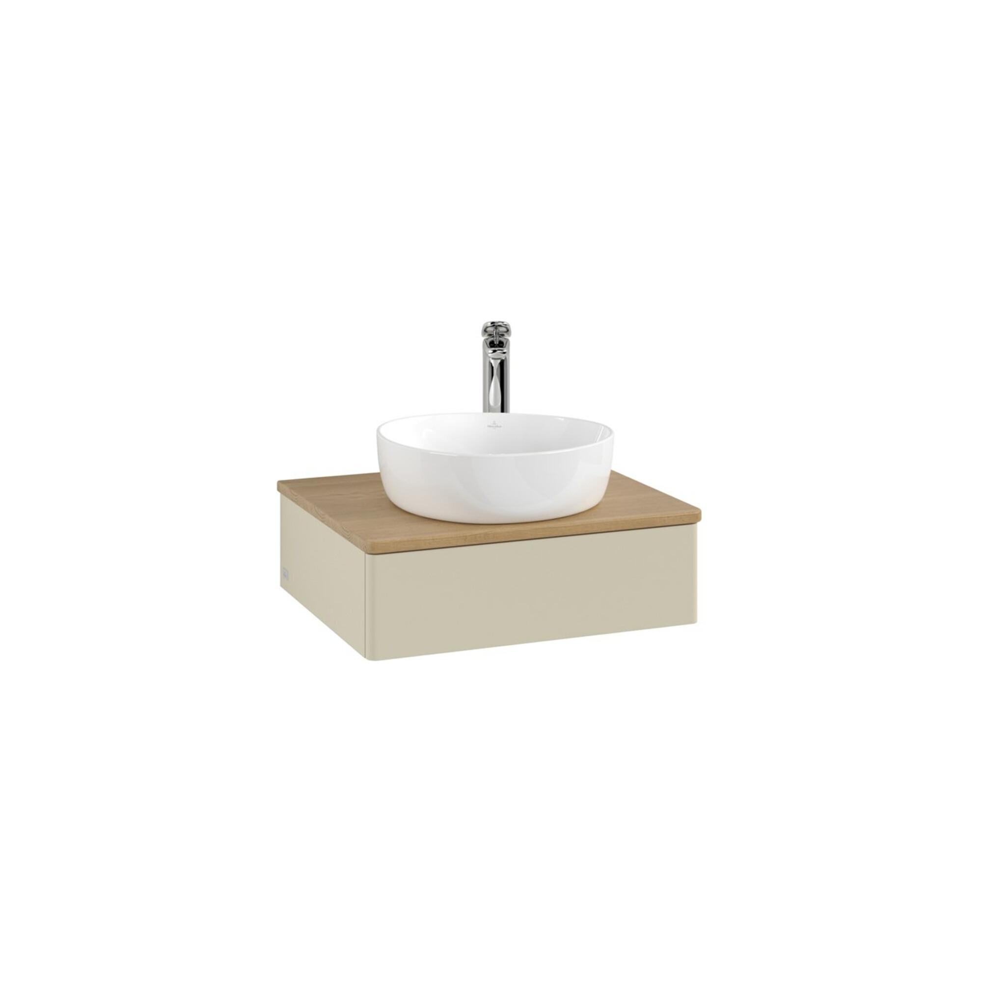 V&B Waschtischunterschrank Ohne Frontstruktur Antao 60X19X50Cm, Hl, Wbp Hon. Oa, Si Gr M Lac ; Villeroy & Boch (K07051HJ)